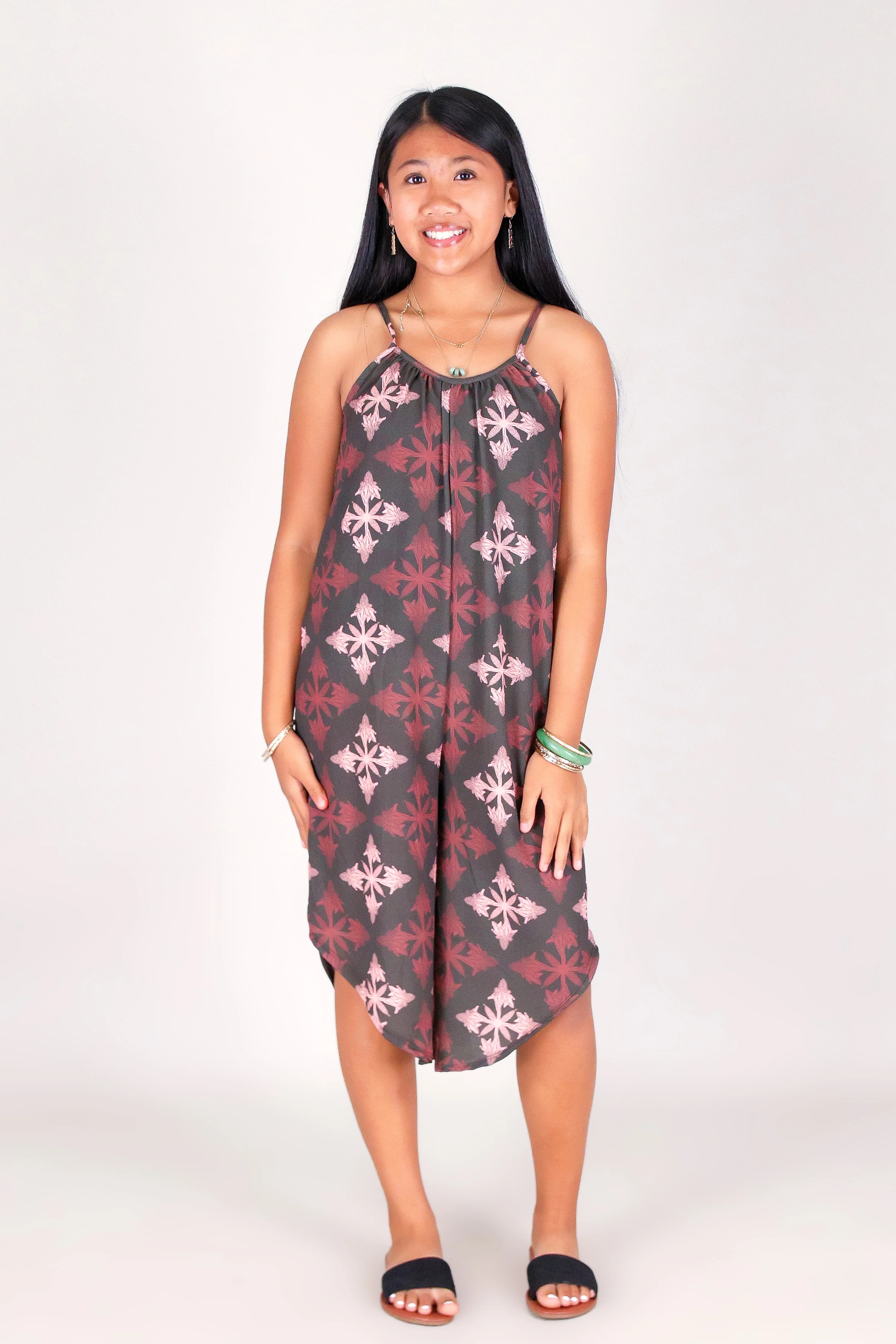TORCH GINGER QUILT NO WAIST JUMPSUIT | KIDS SIZE 2-16