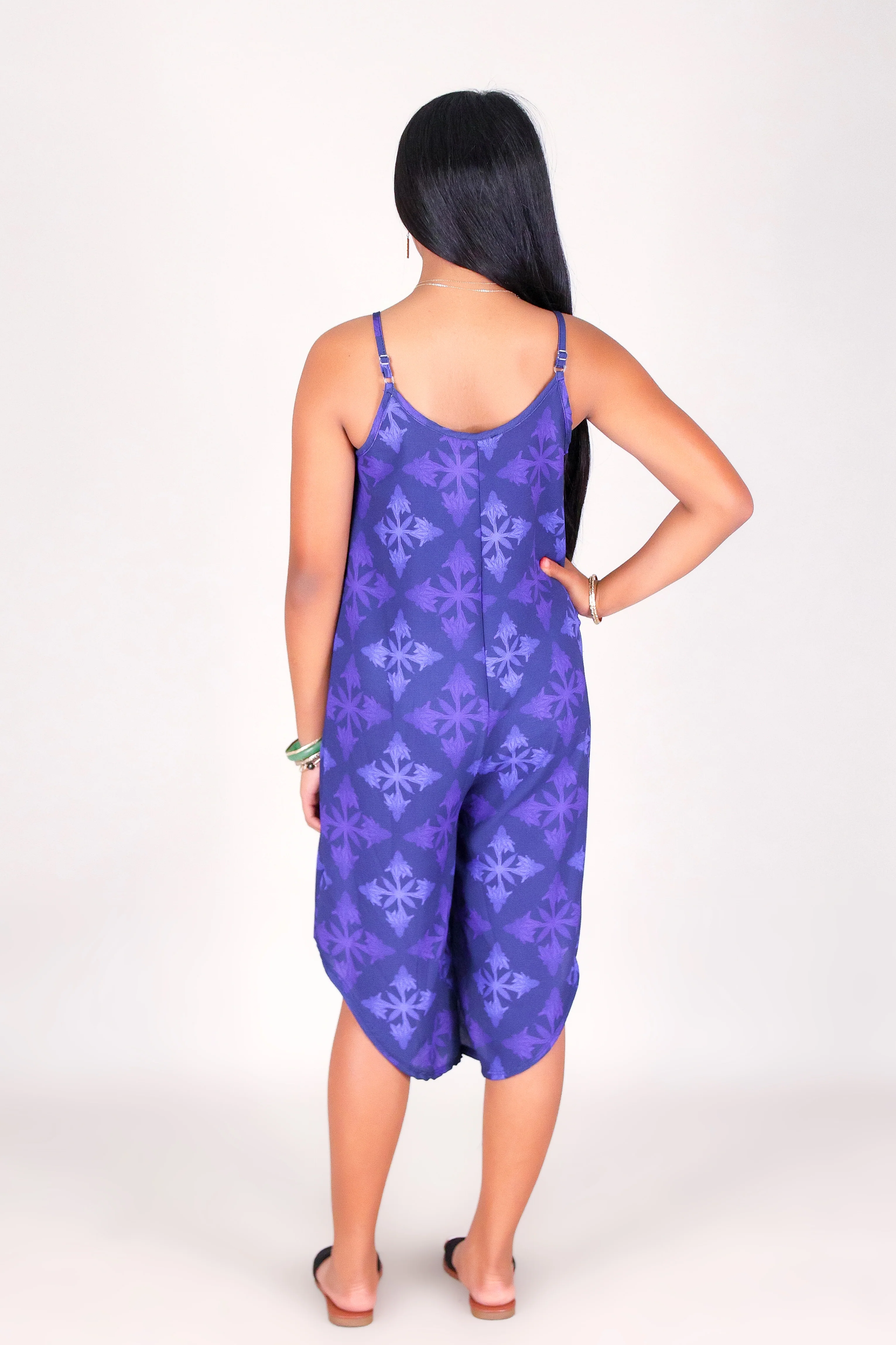 TORCH GINGER QUILT NO WAIST JUMPSUIT | KIDS SIZE 2-16 - Image 3