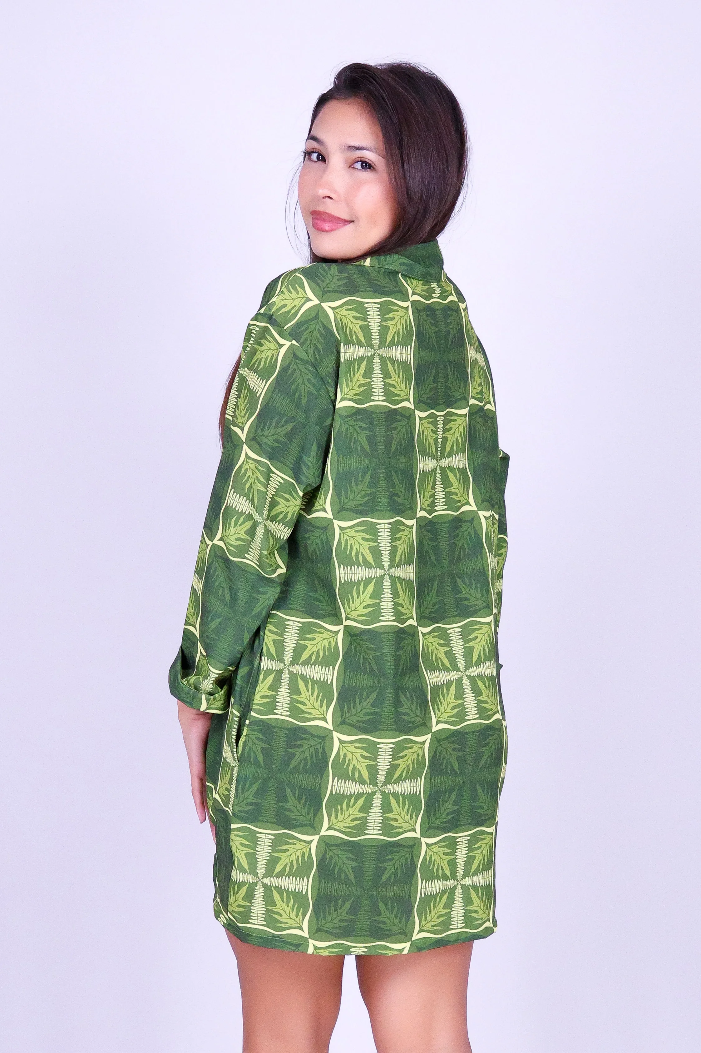 FERN KUIKI BUTTON DOWN DRESS - Image 4