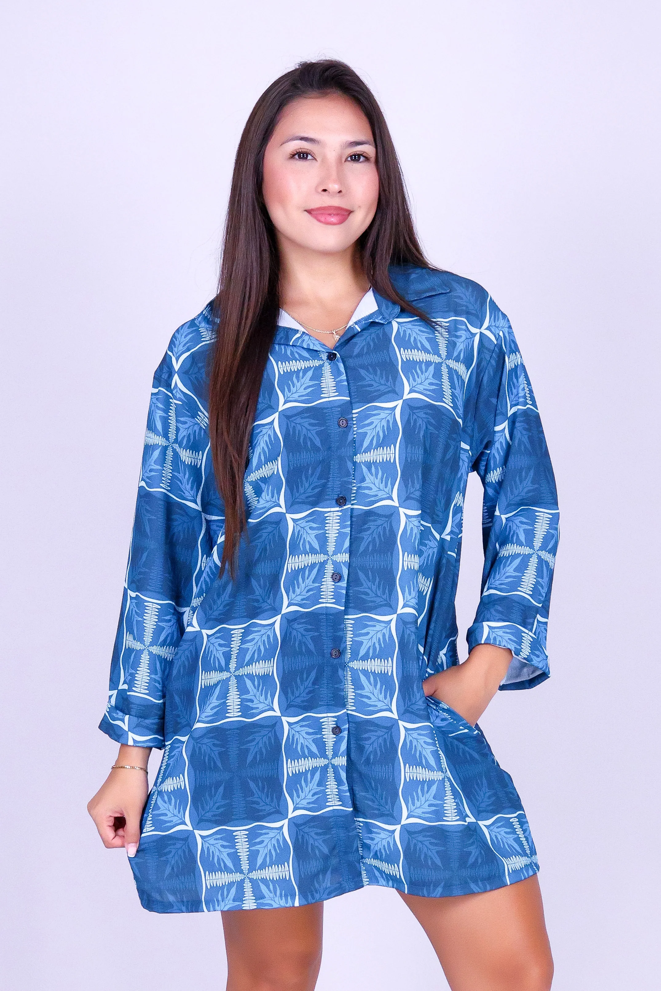 FERN KUIKI BUTTON DOWN DRESS - Image 2