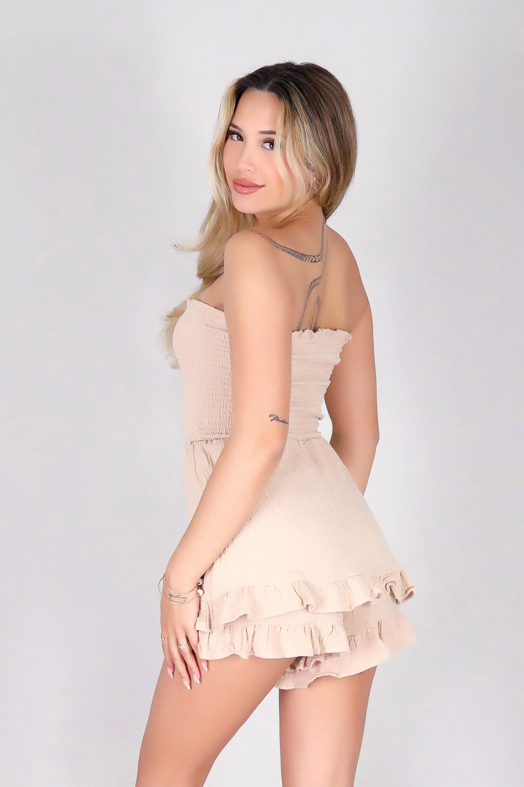 SUNNY BLOOM TUBE ROMPER - Image 4