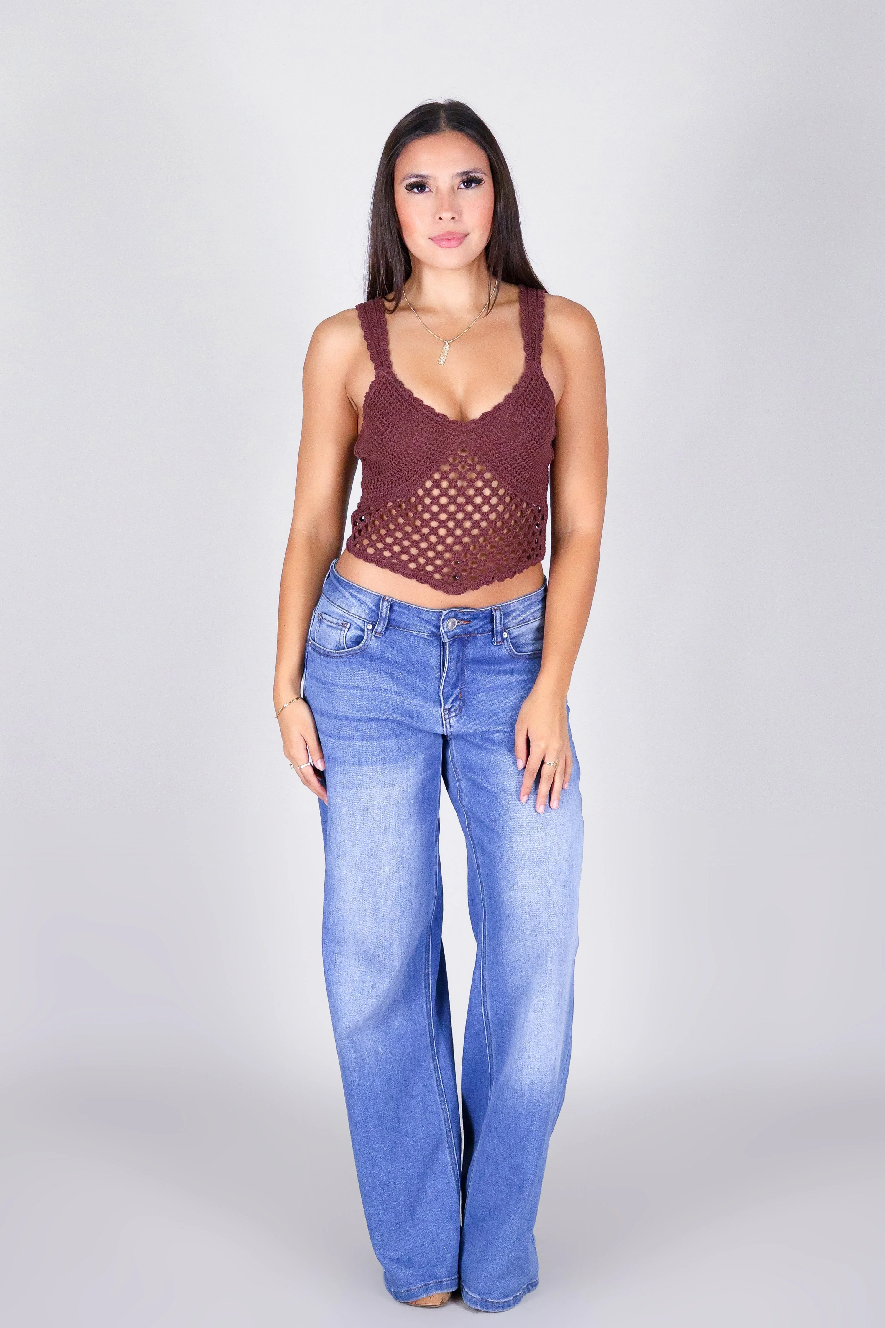 SUNBEAM STITCH CROP TOP
