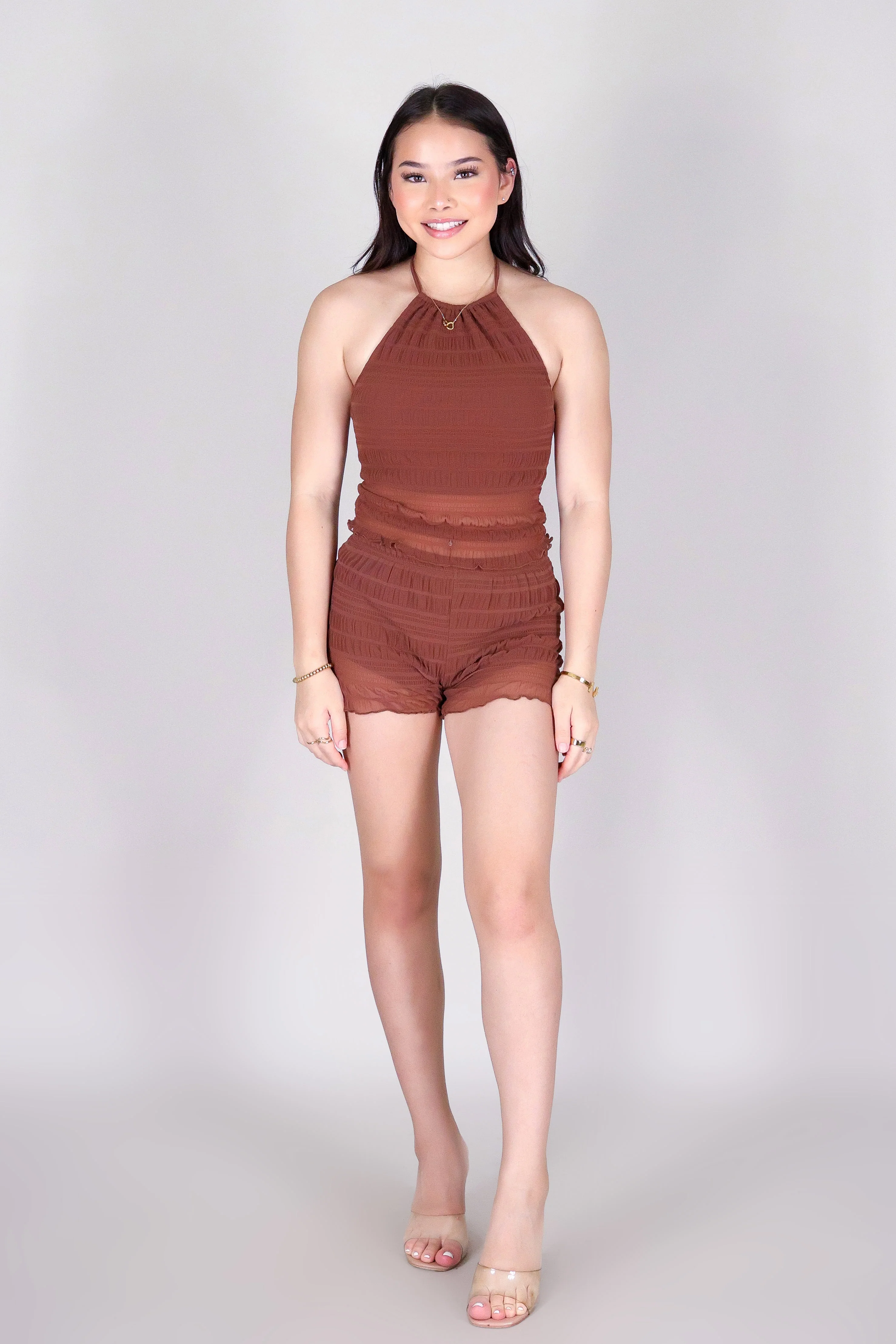 DEFINED IN MOTION HALTER TOP