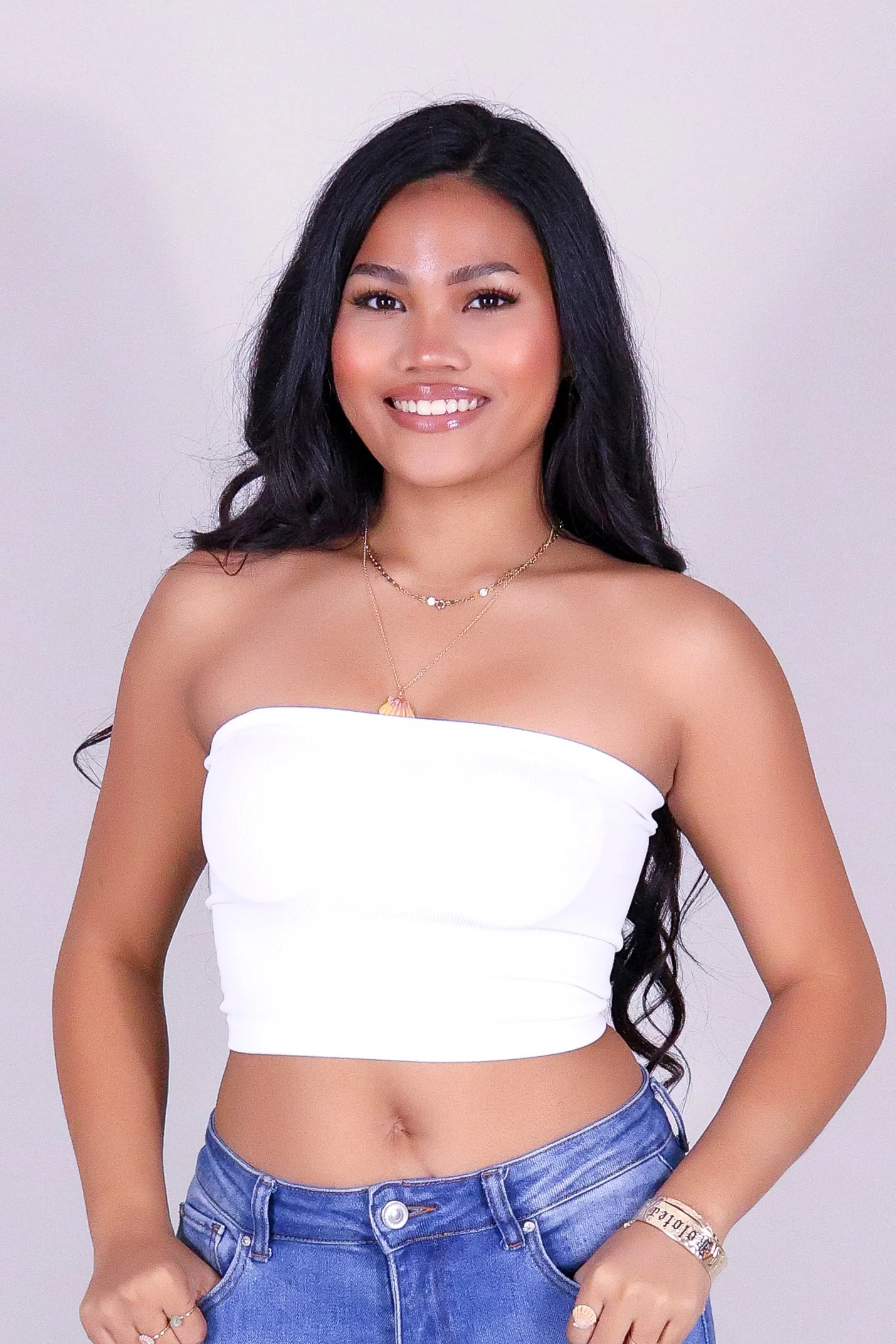 GOTTA CHILL CROP TUBE TOP - Image 2