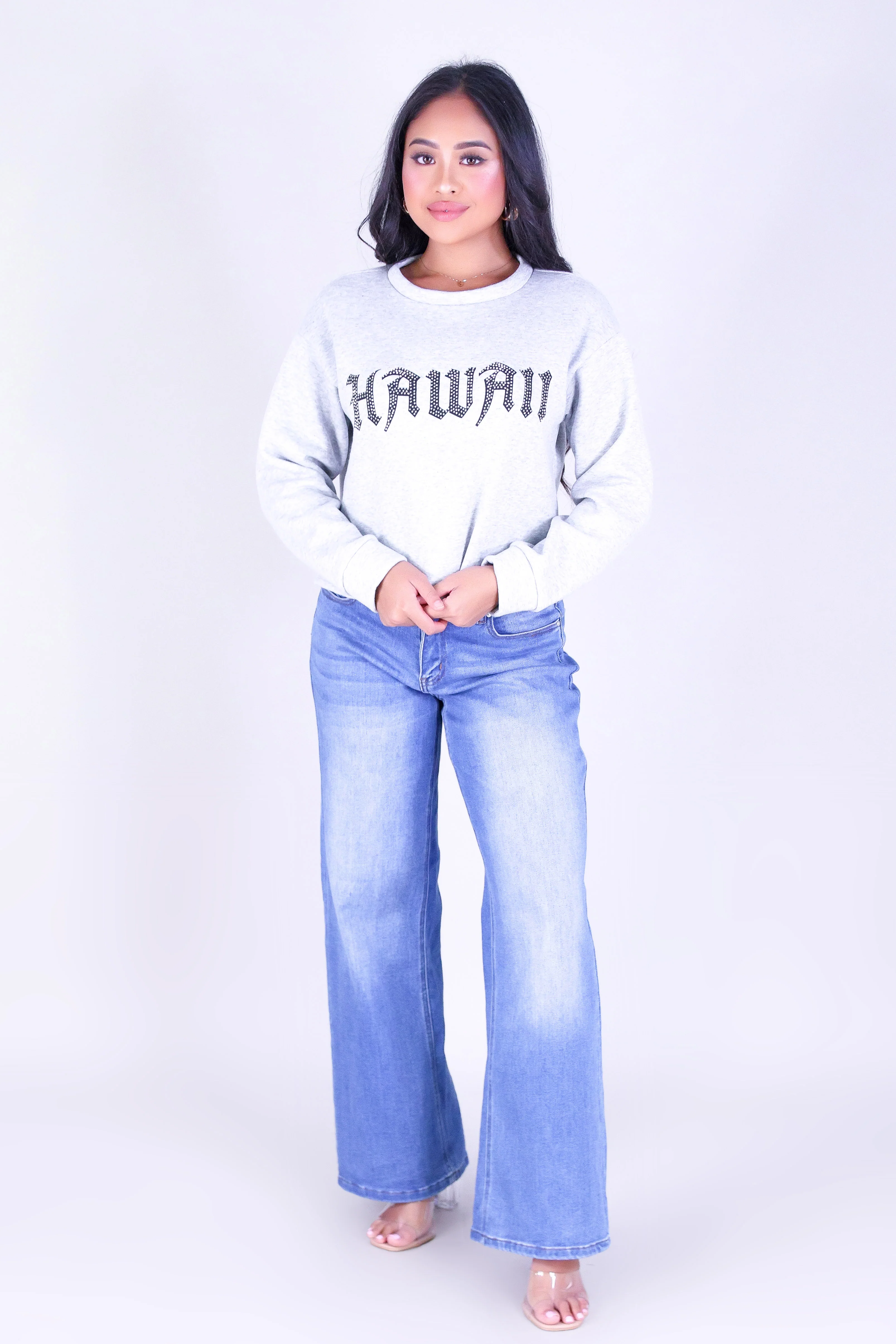 HAWAII RHINESTONES SWEATER