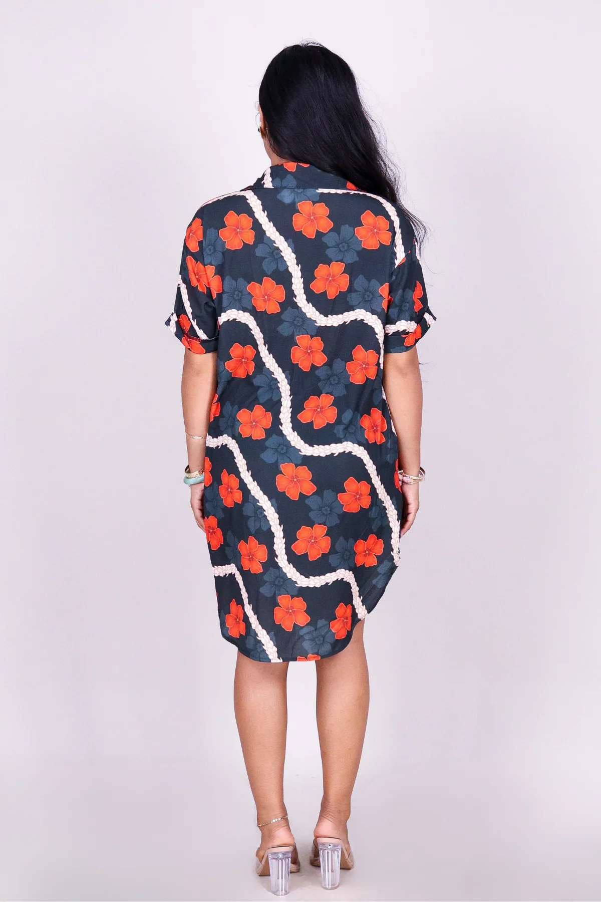 HAU PIKAKE BUTTON DOWN DRESS - Image 3