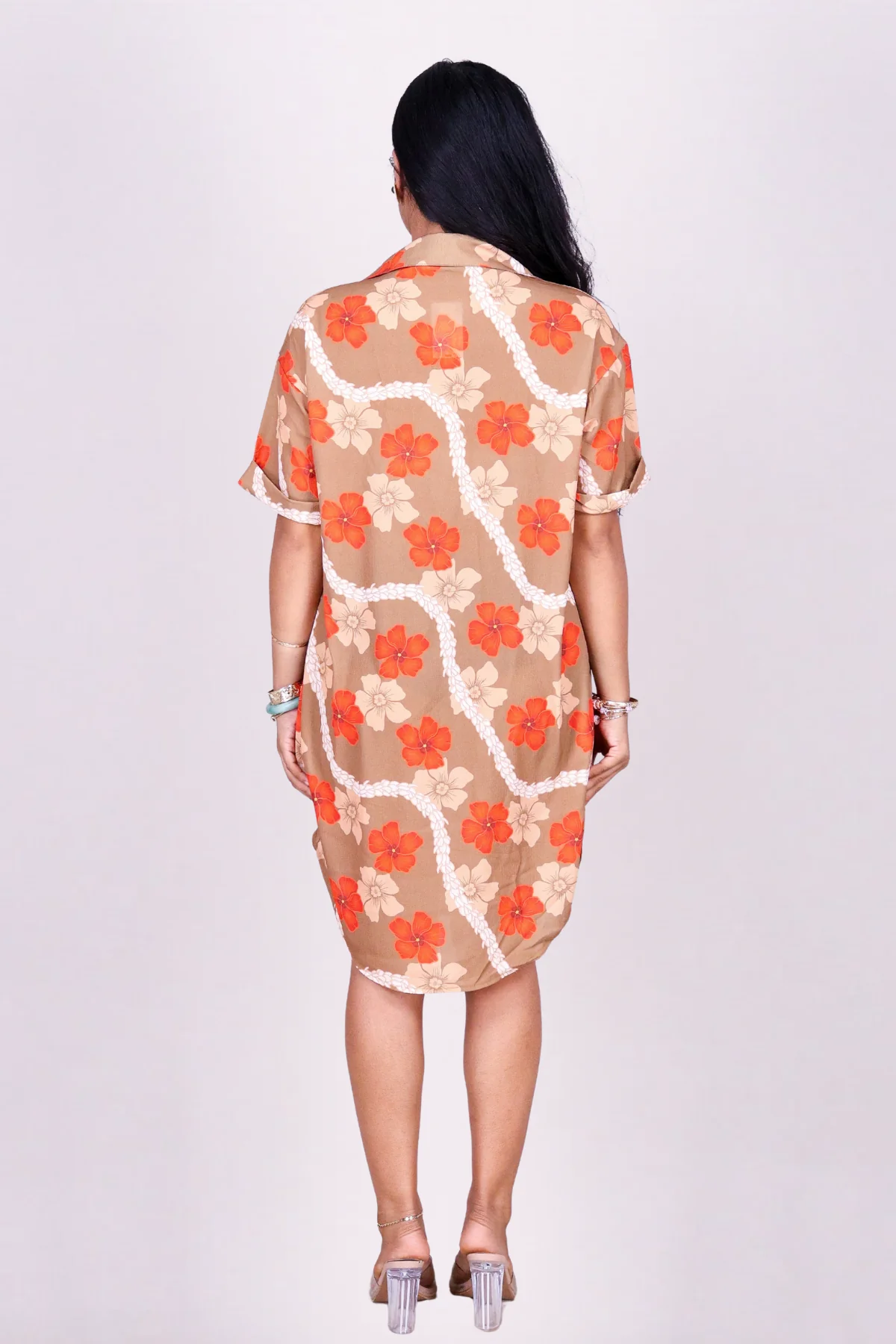 HAU PIKAKE BUTTON DOWN DRESS - Image 3