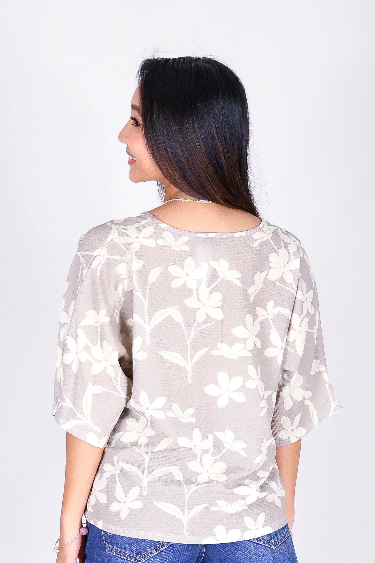 JASMINE GARDENIA TWIST BOTTOM TOP - Image 4