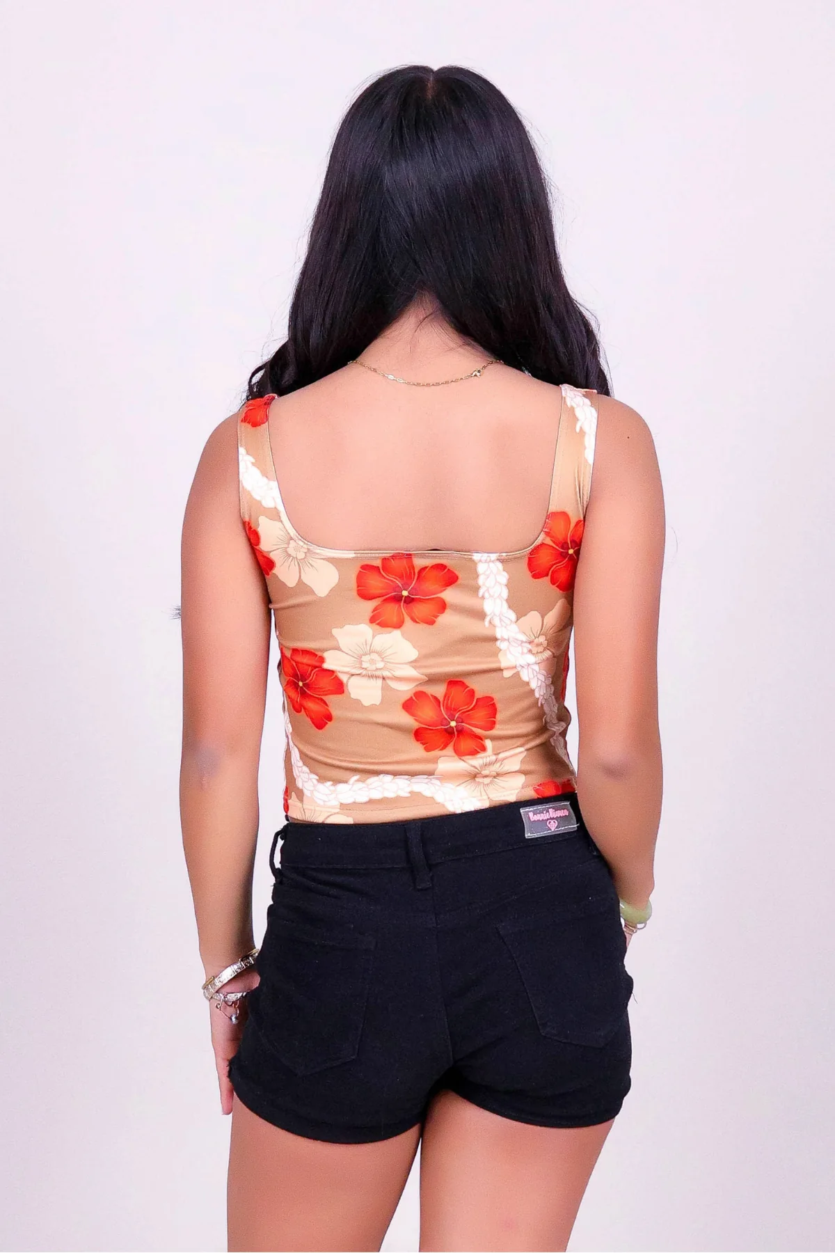 HAU PIKAKE SQUARE NECK TOP | KIDS SIZE 2-16 - Image 4