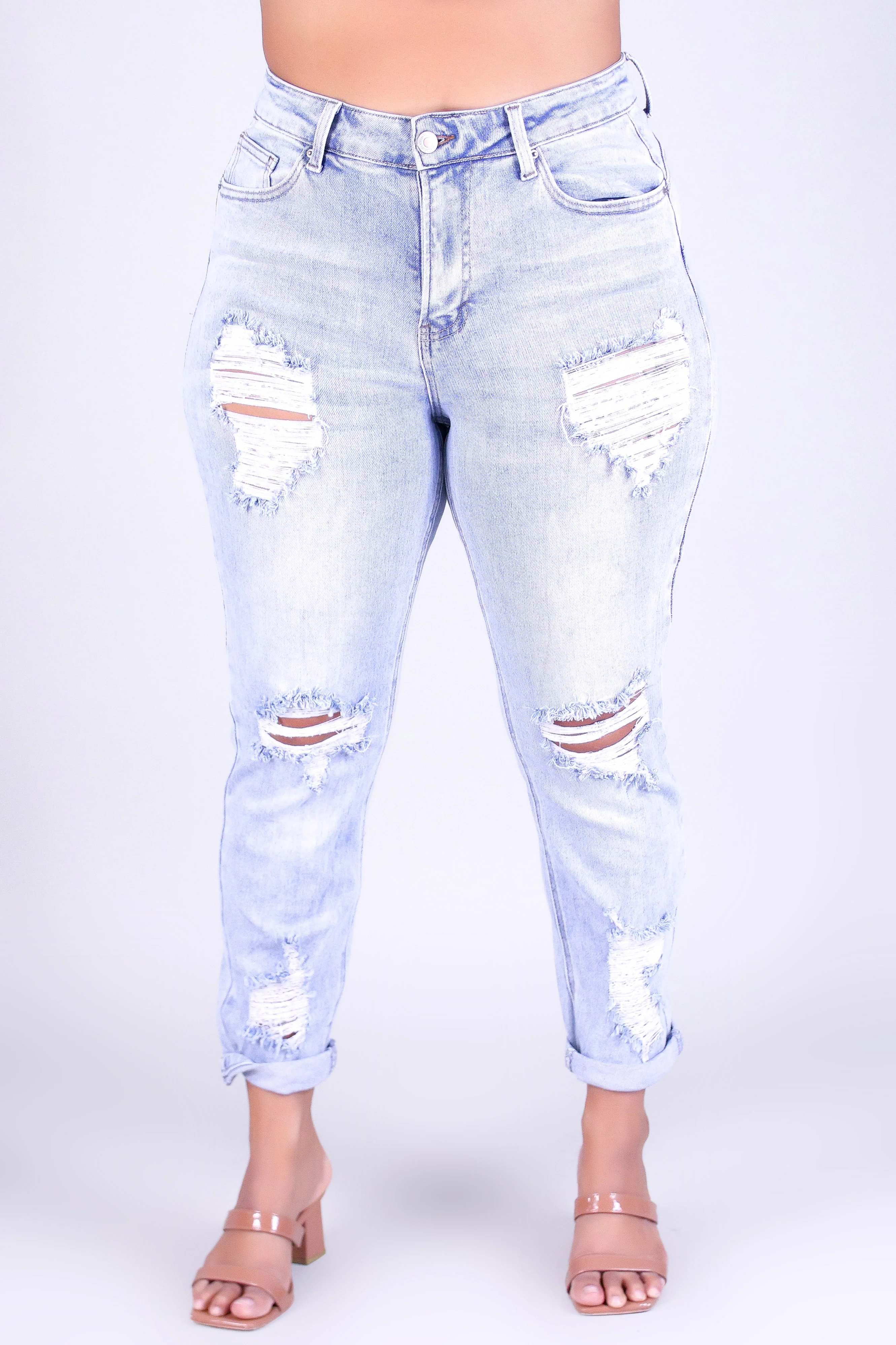FLAWLESS PER USUAL DENIM CAPRI'S - Image 2