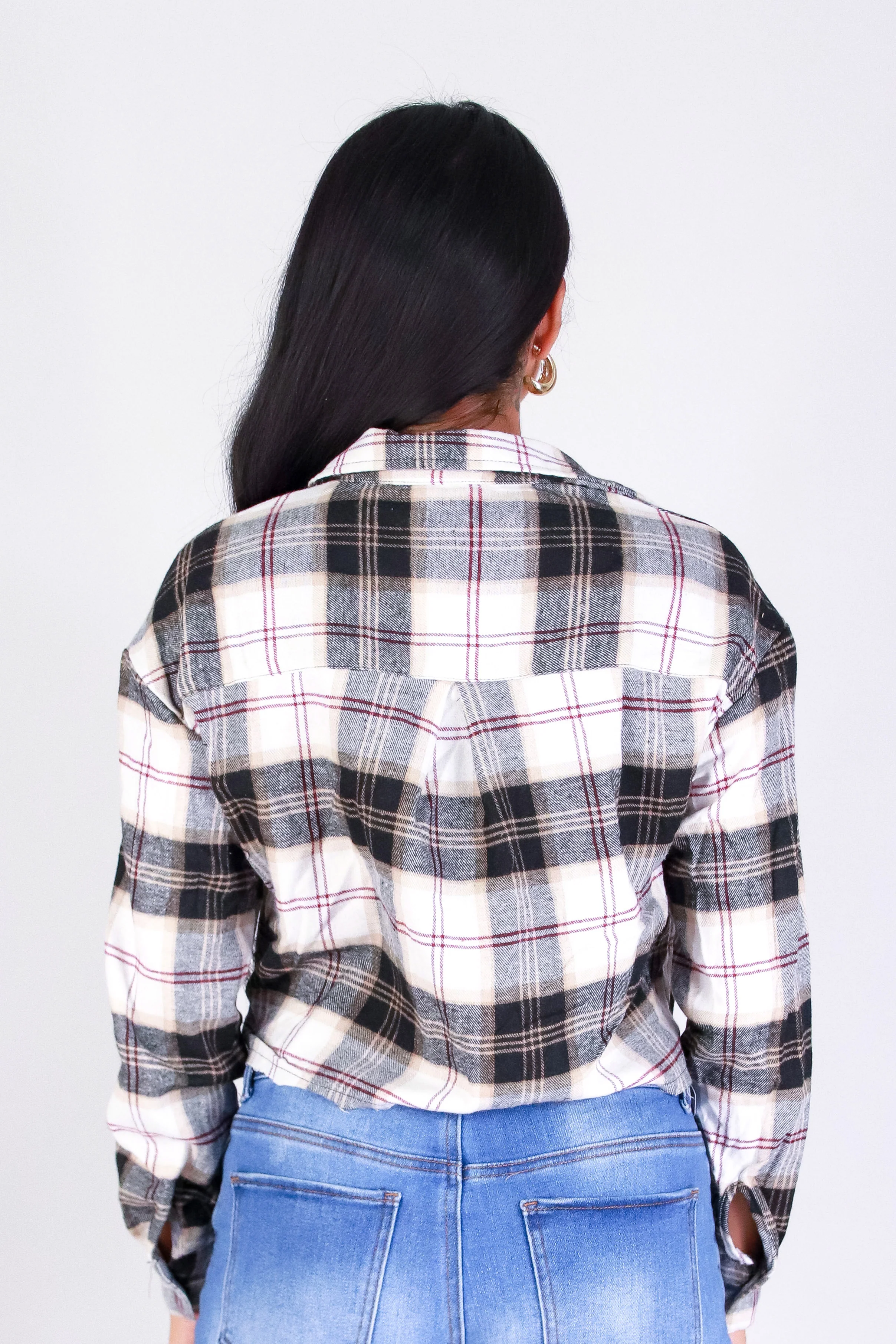 PRETTY IN PLAID TOP - Image 4