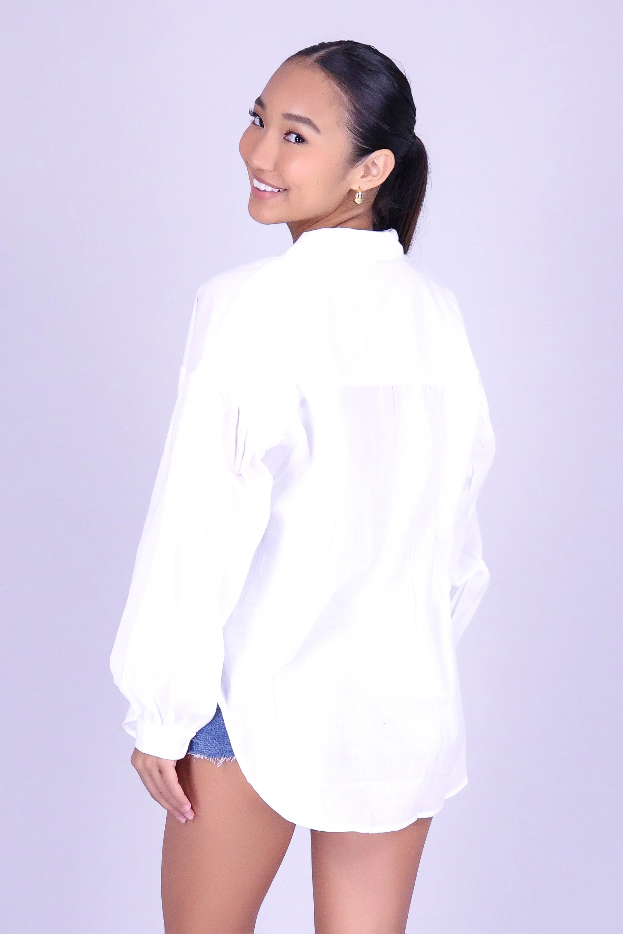 COOL ABOUT IT BUTTON DOWN TOP - Image 4