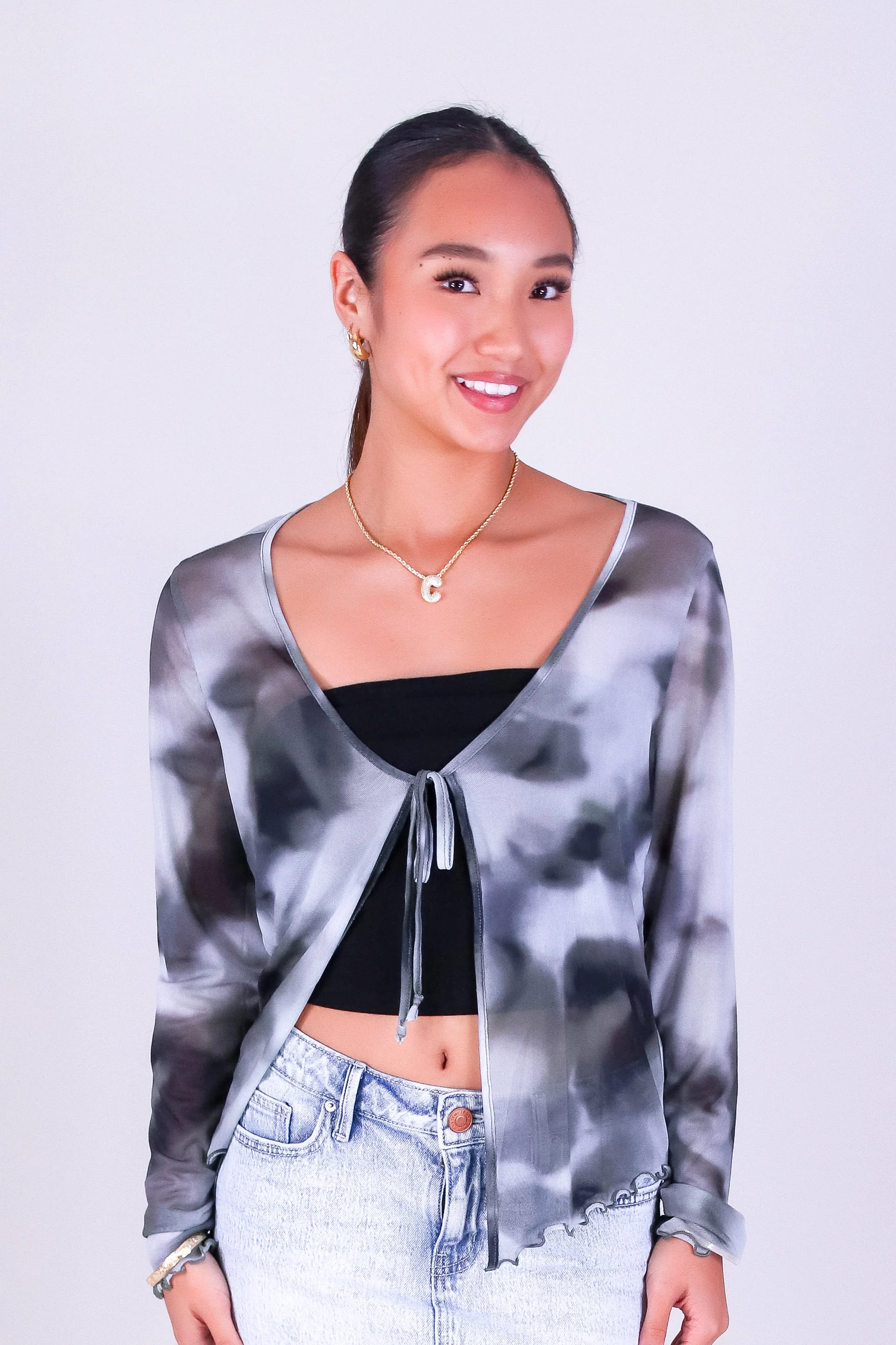 CLOUDLIGHT MESH CARDIGAN - Image 2