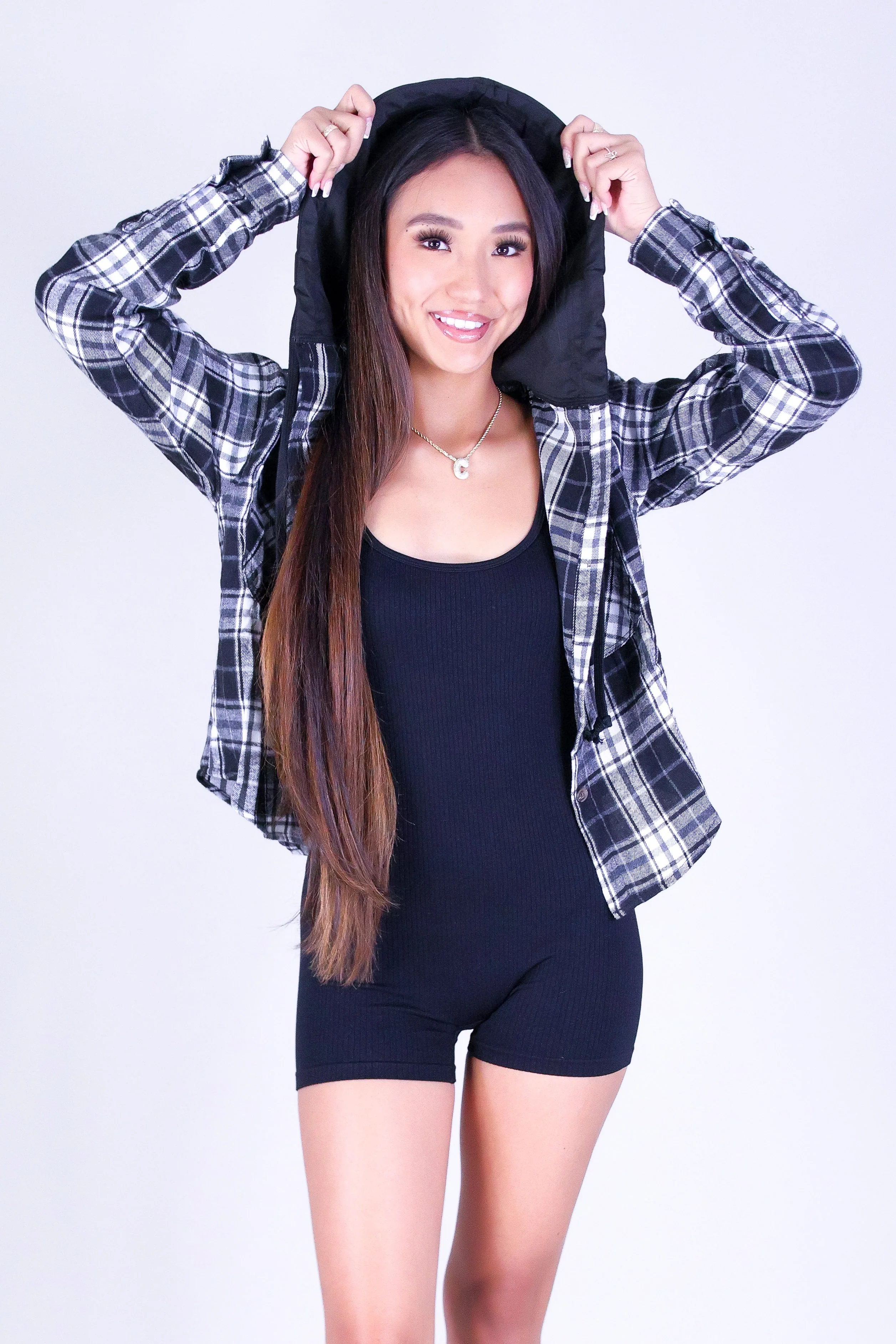 CABIN VIBES PLAID TOP - Image 2