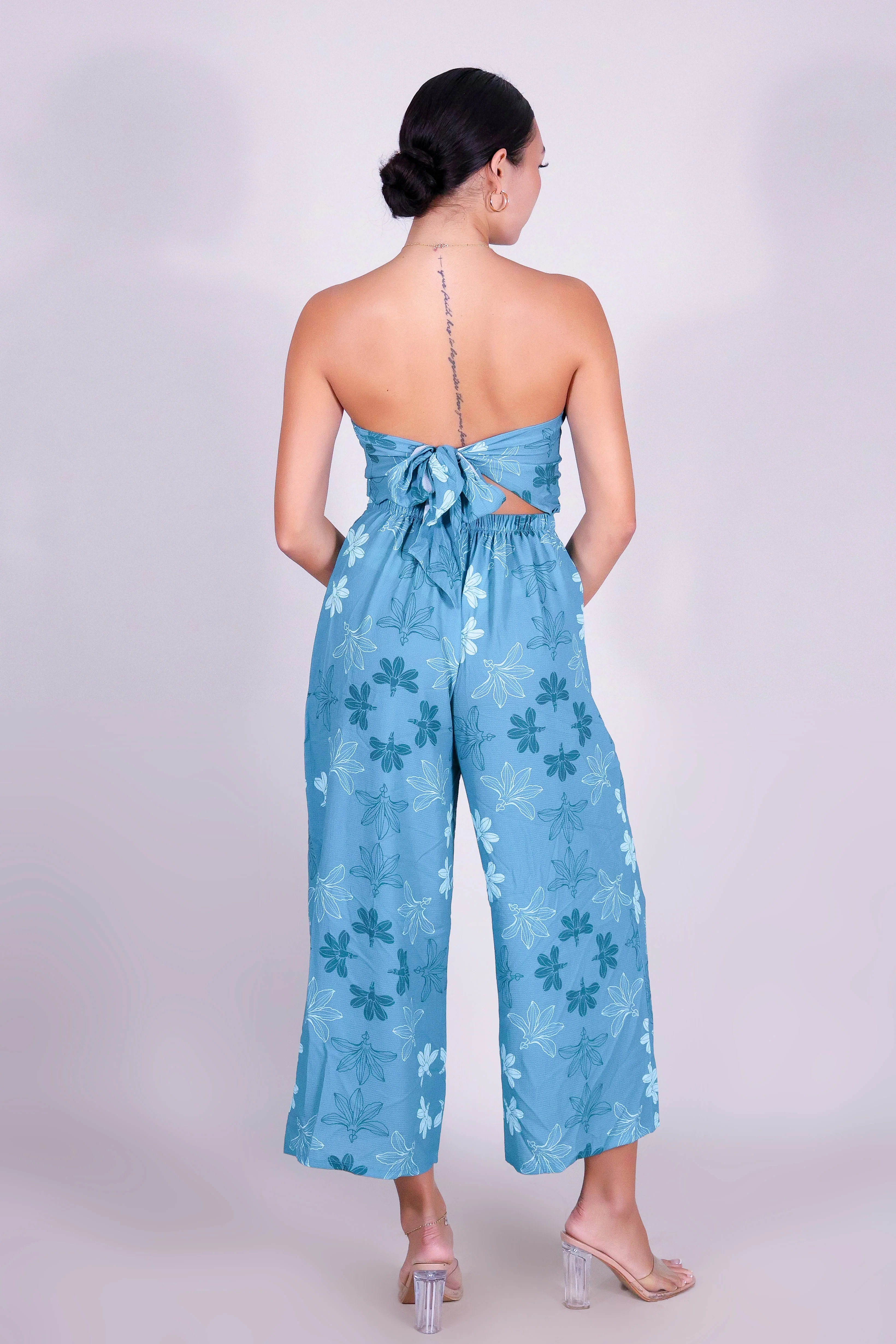 NAUPAKA TIE BACK JUMPSUIT - Image 3