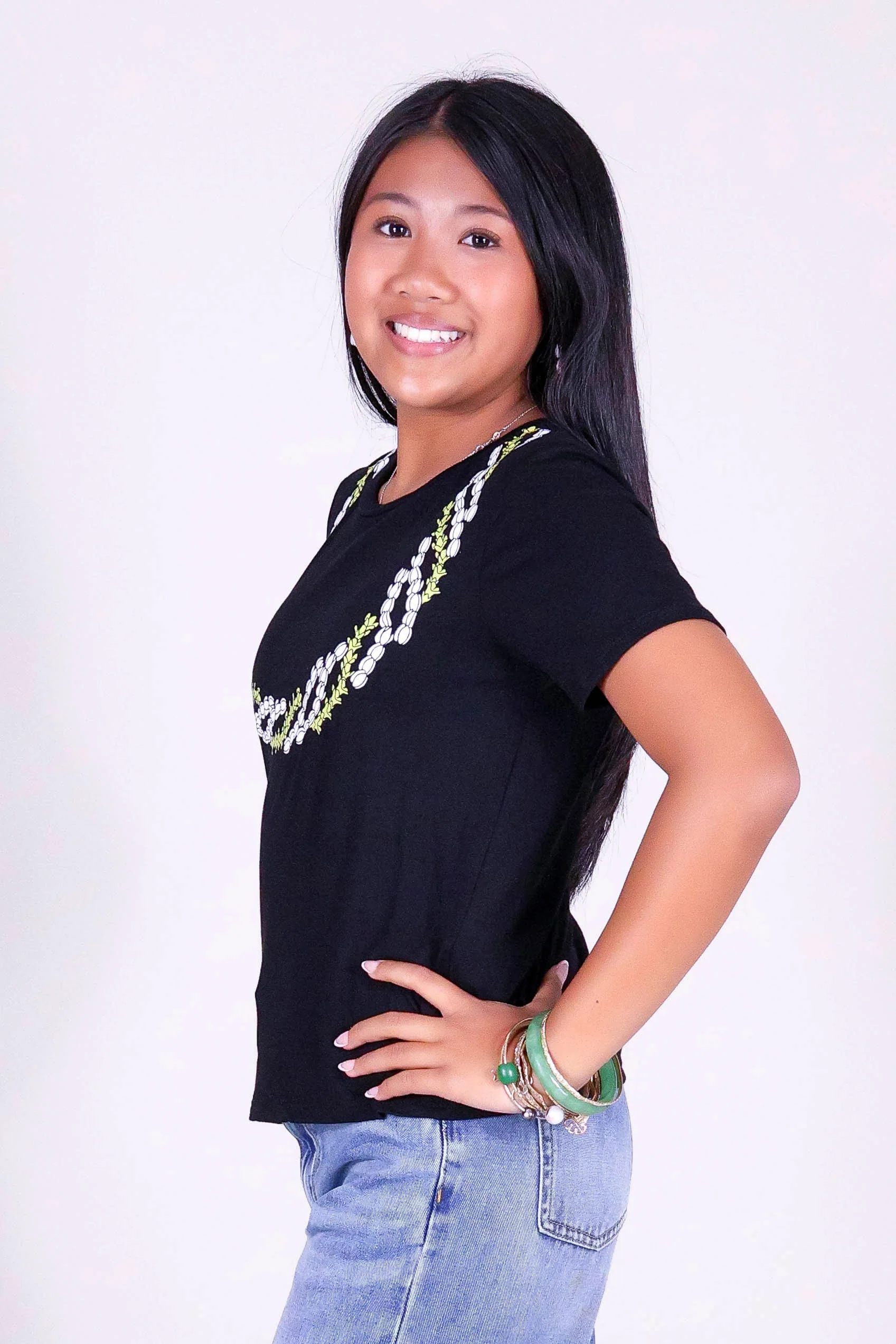 PAKALANA PIKAKE TWIST LEI TEE | KIDS SIZE 2-16 - Image 3