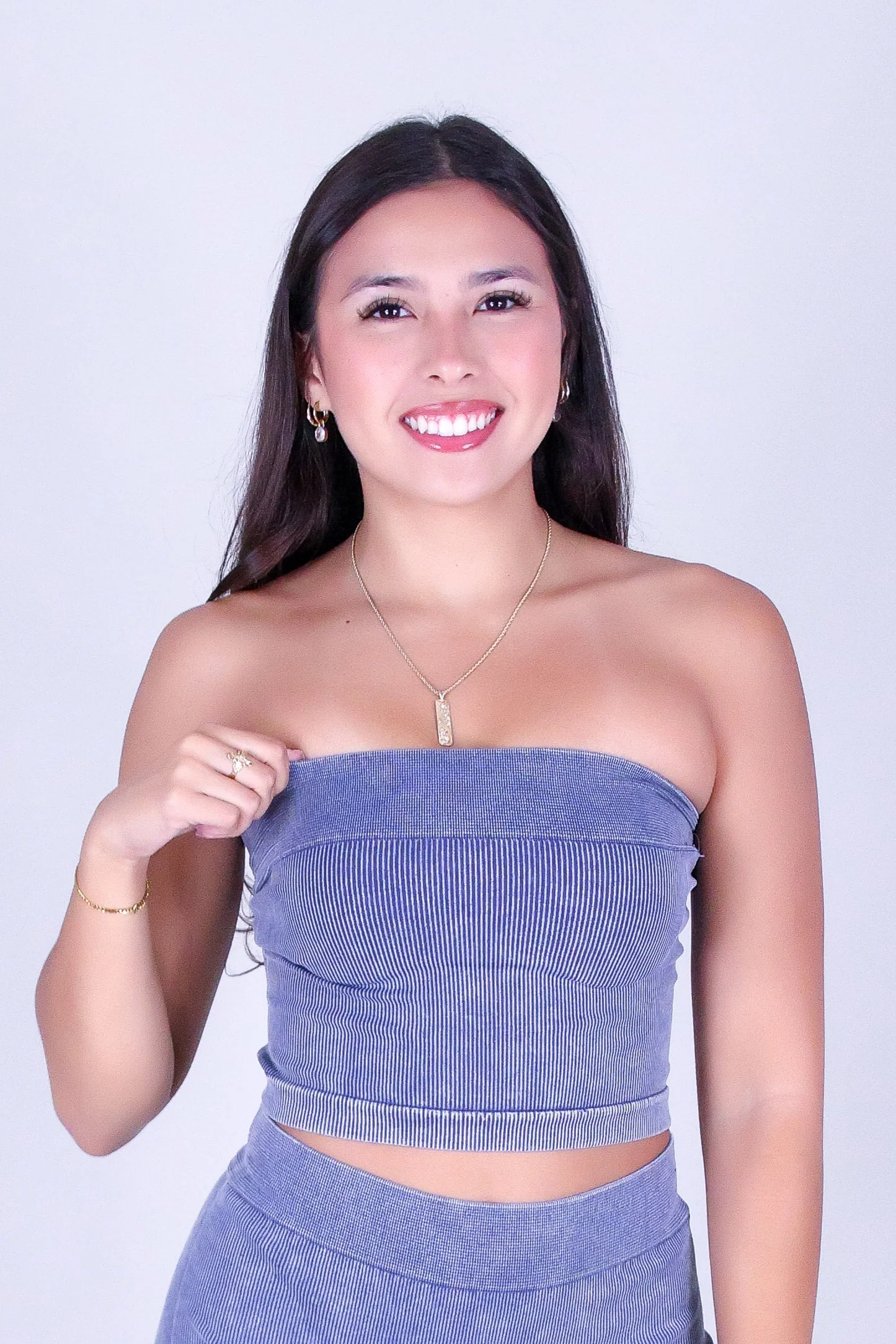 CONTOUR CODE CROP TUBE TOP - Image 2