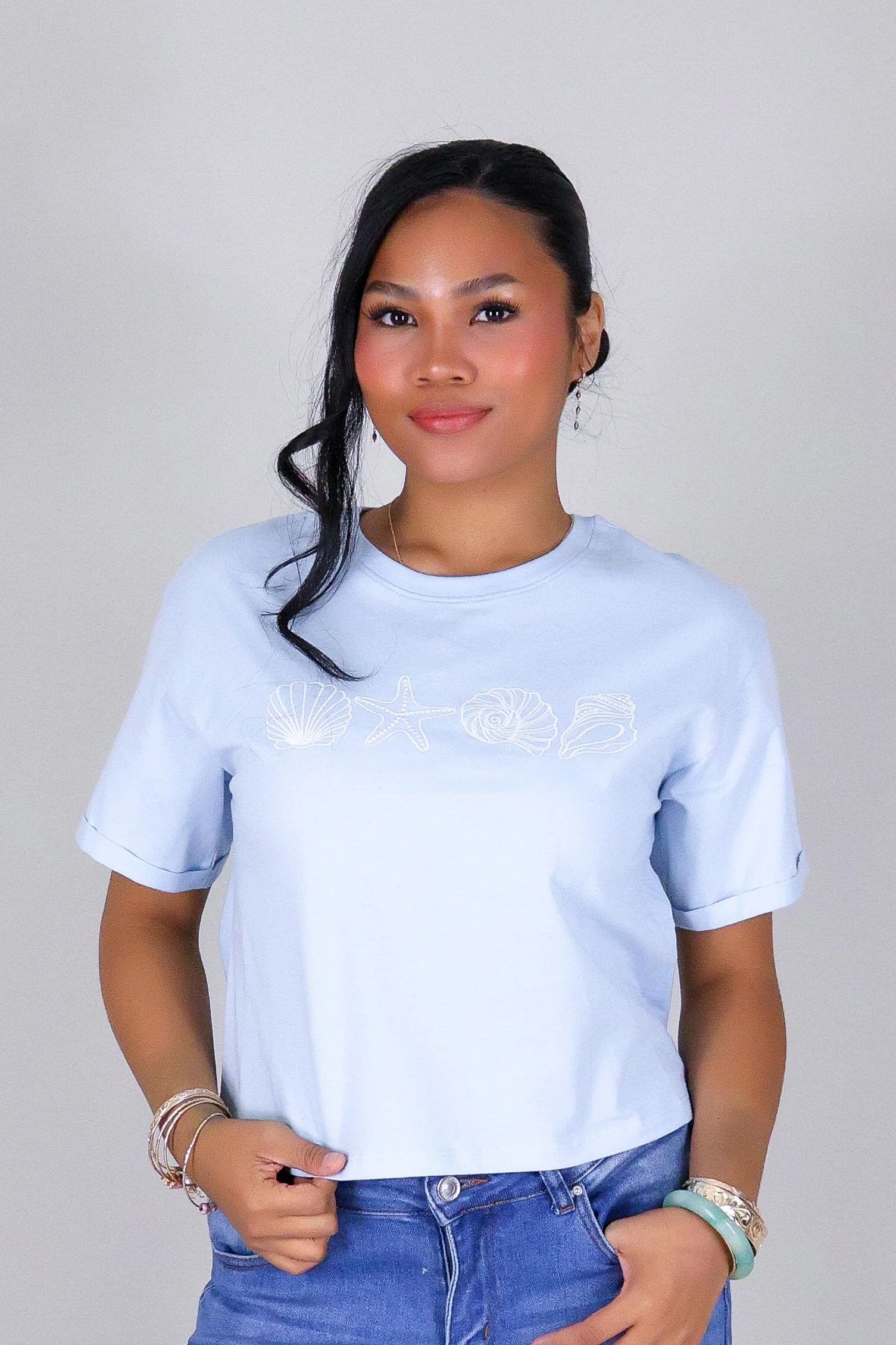 SHORELINE STITCH TEE - Image 2