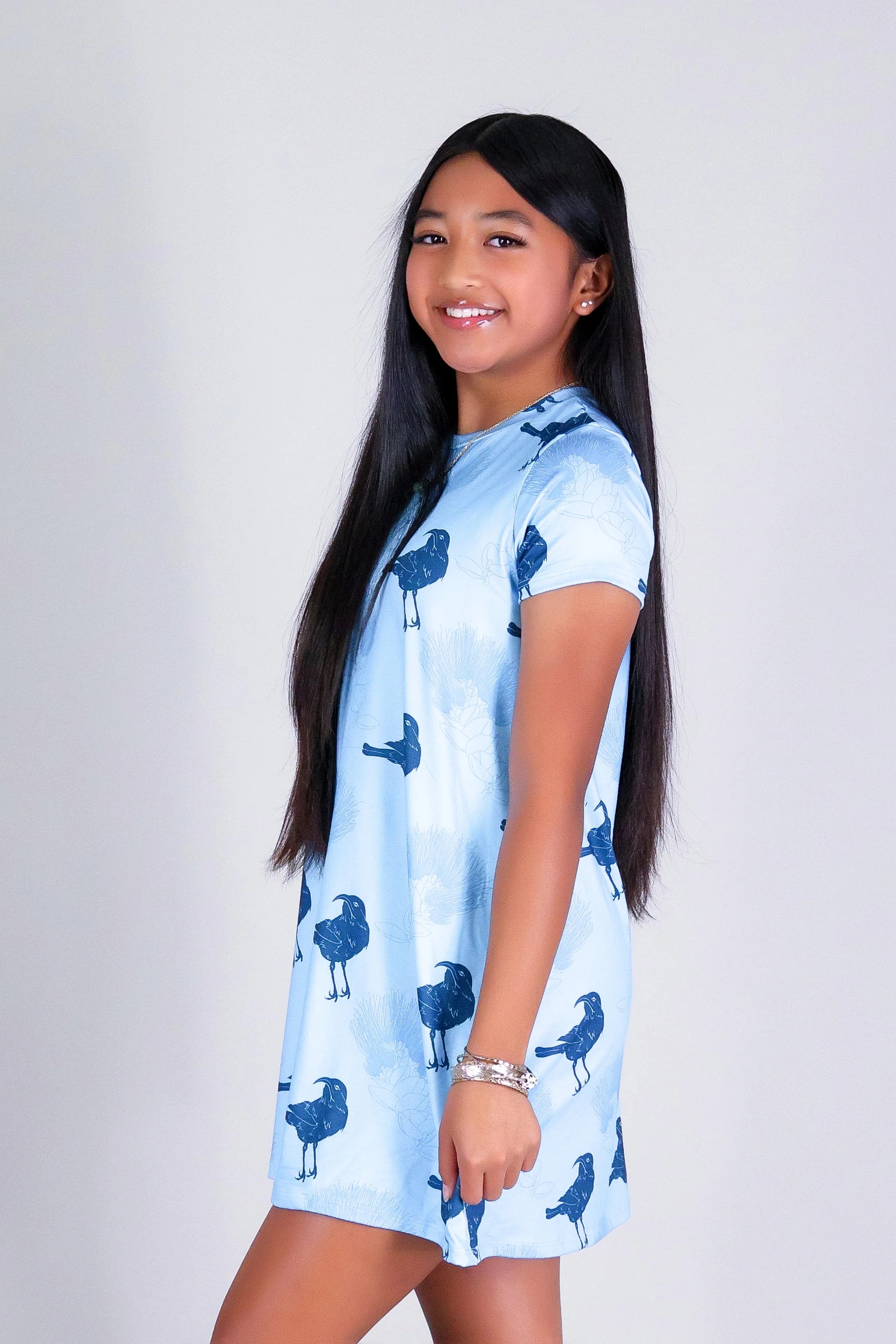 IIWI BIRD TRAPEZE DRESS | KIDS SIZE 2-16 - Image 5