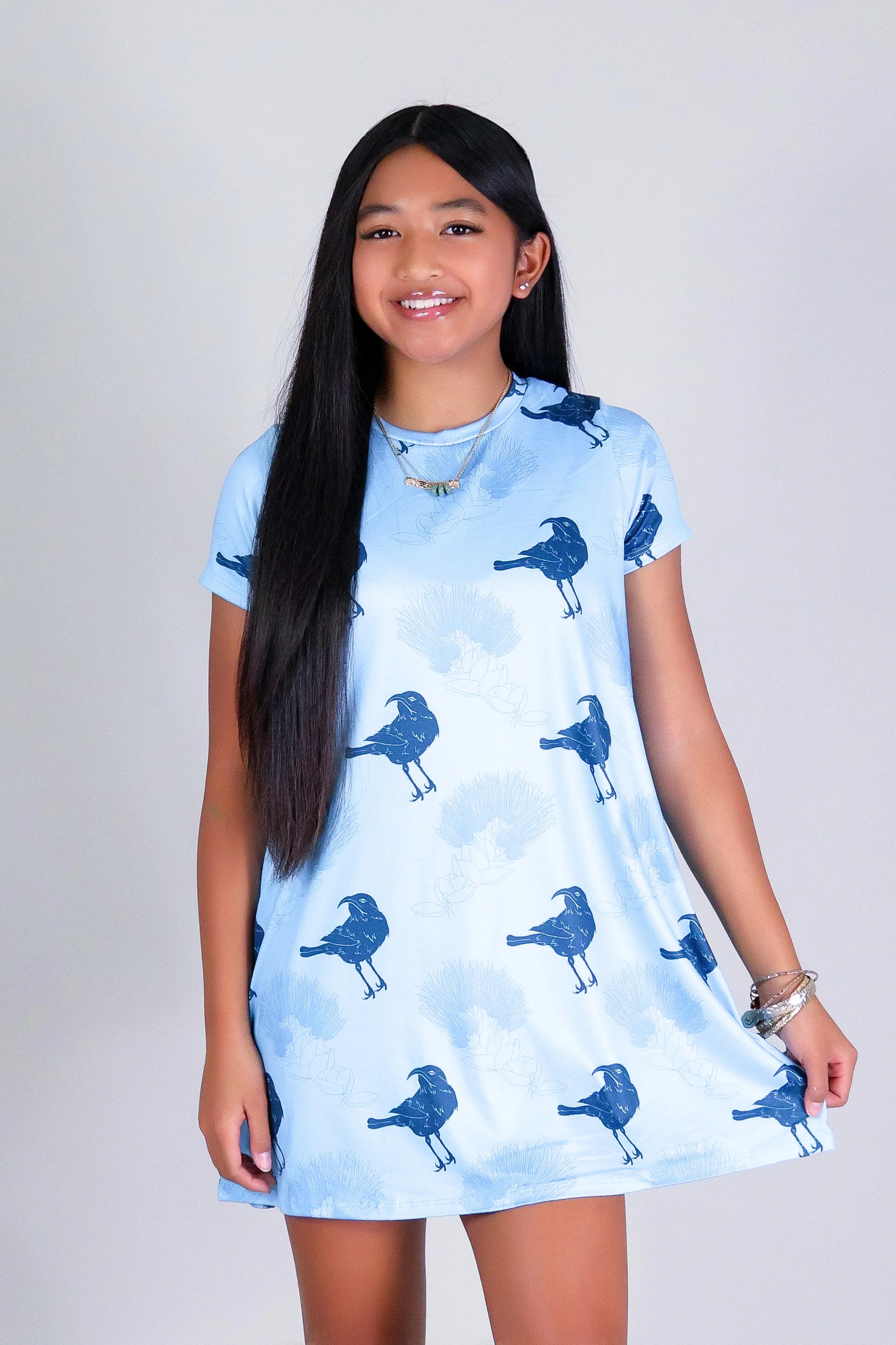 IIWI BIRD TRAPEZE DRESS | KIDS SIZE 2-16 - Image 7