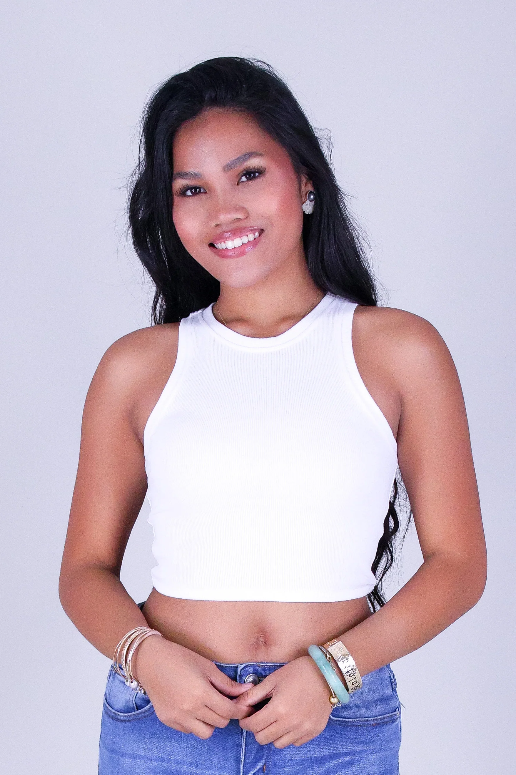 HERE WE GO CROP TANK TOP - Image 2