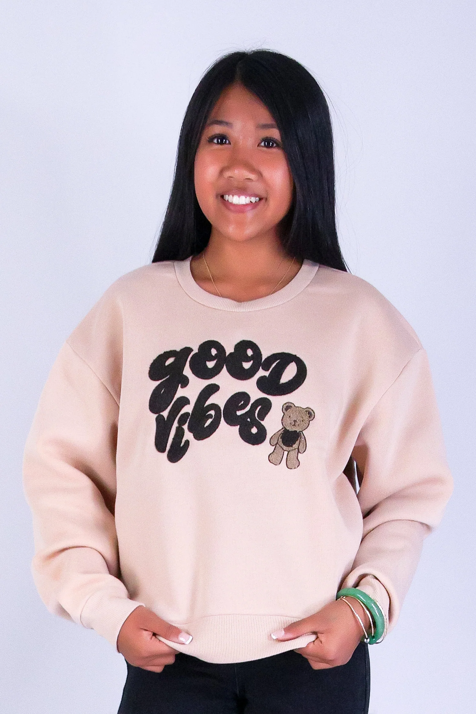 GOOD VIBES SWEATER | KIDS SIZE 2-16 - Image 2
