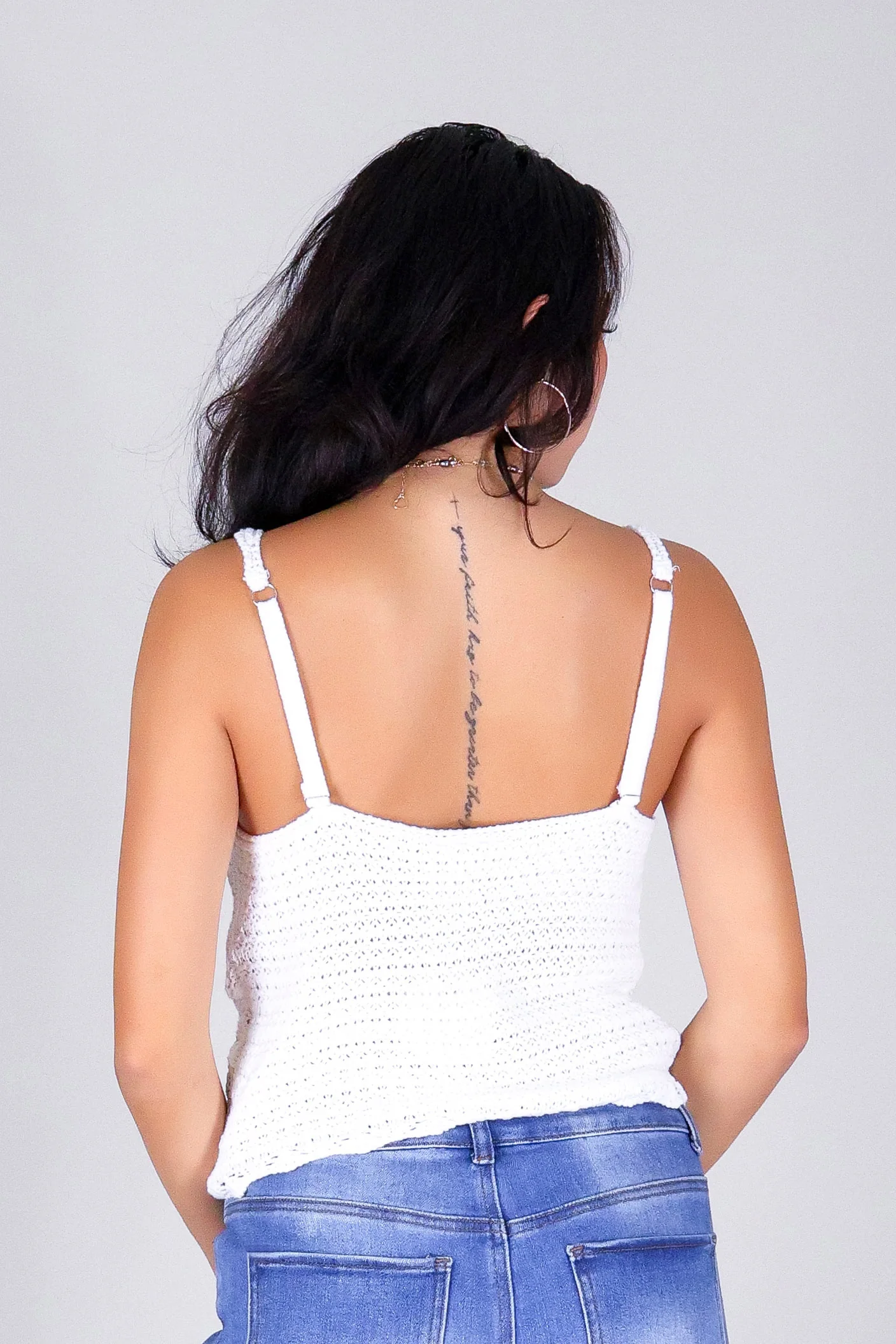 SUNKISSED THREADS CROCHET CROP TOP - Image 4