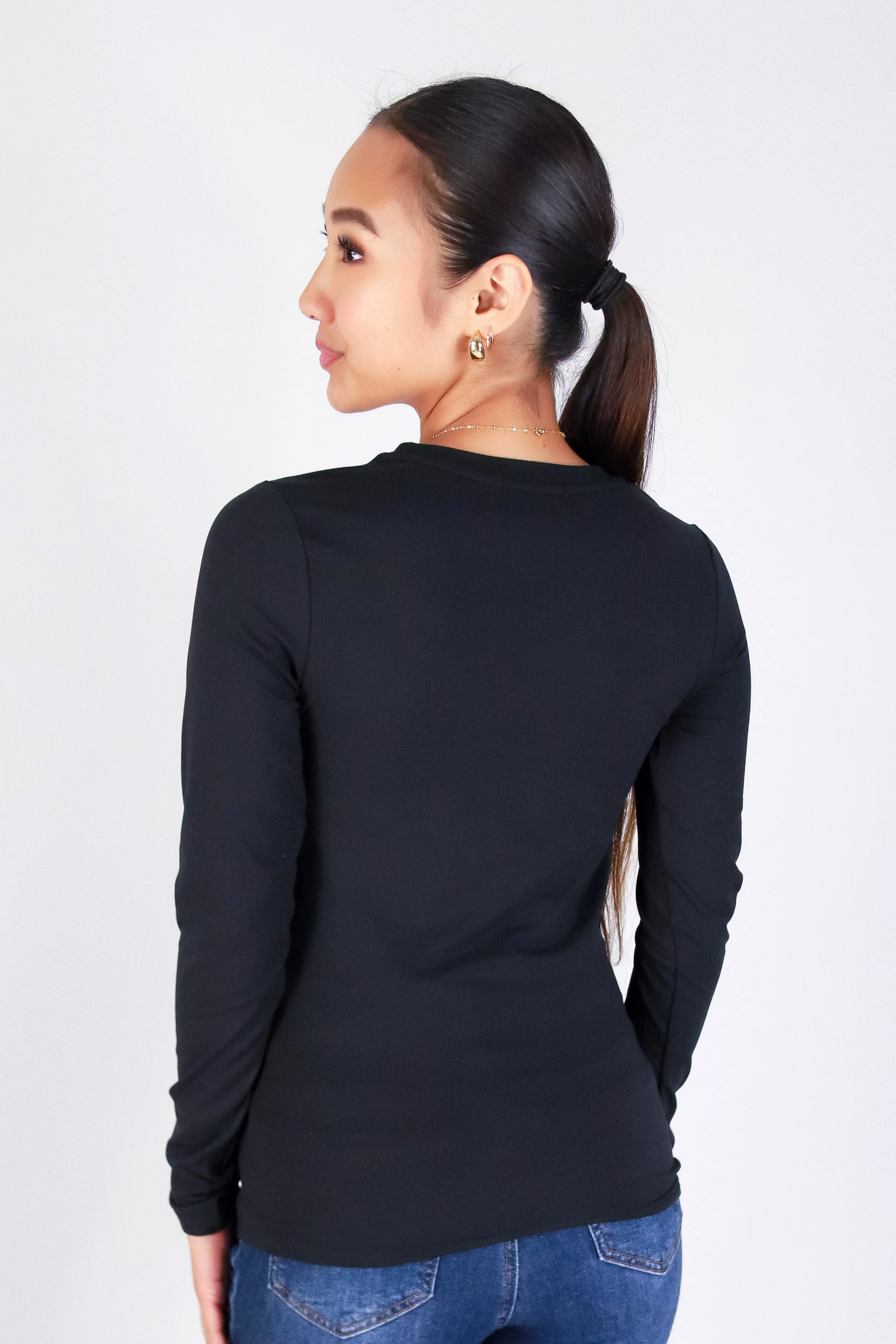 SOFT CHARM LONG SLEEVE TOP - Image 4