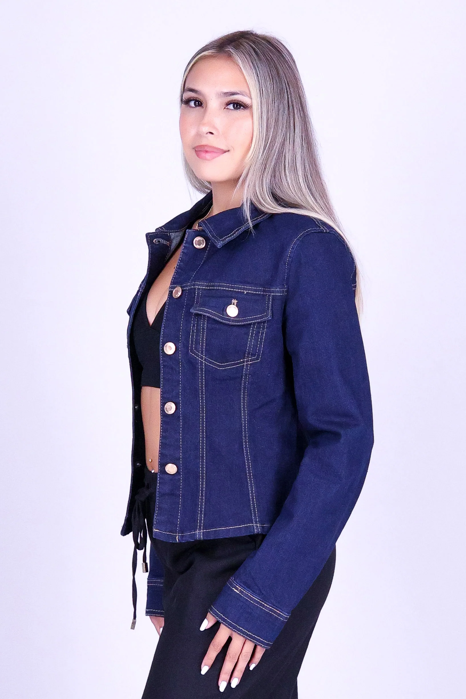 VINTAGE CLUB DENIM JACKET - Image 3