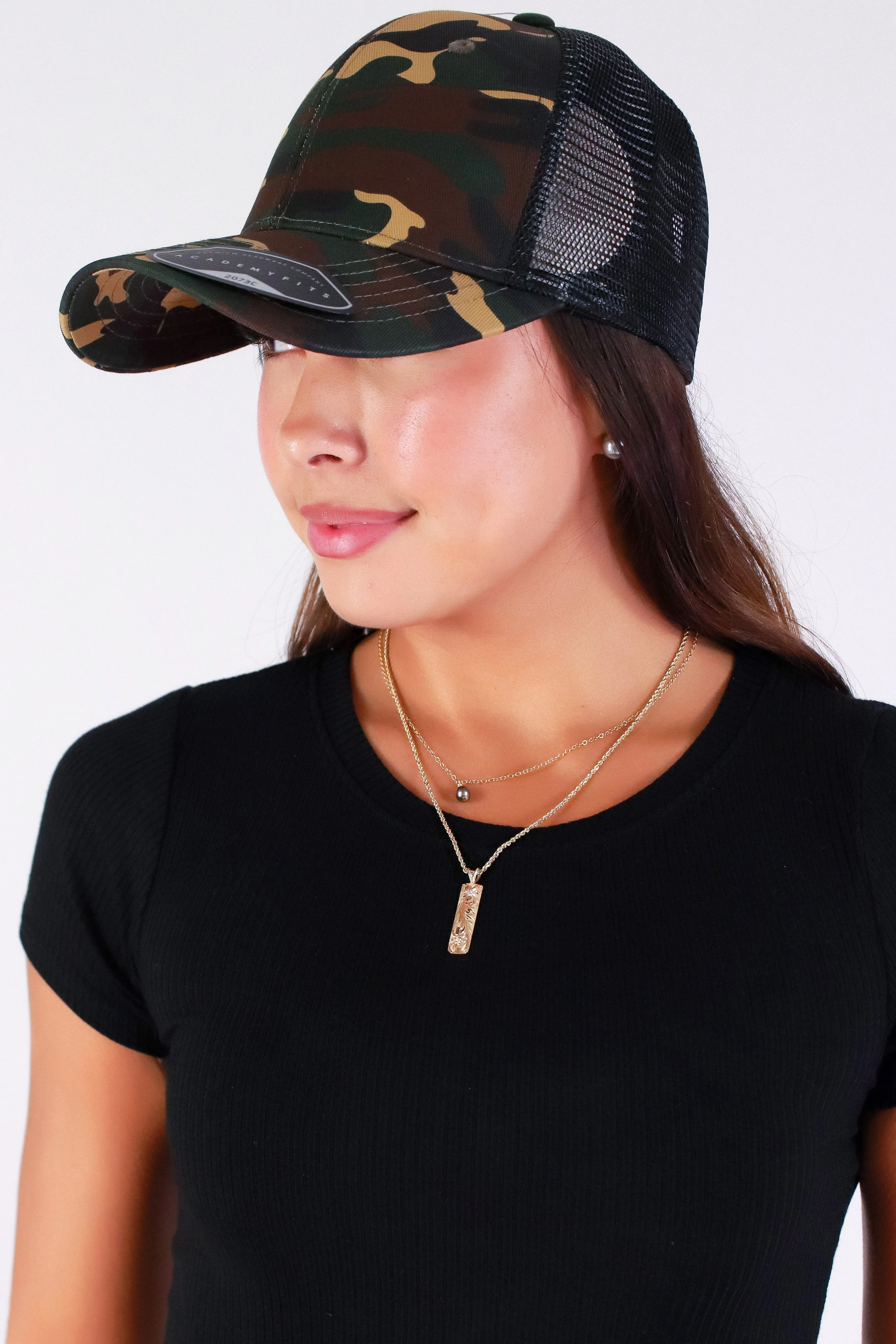 HUNTING CAMO TRUCKER HAT - Image 5