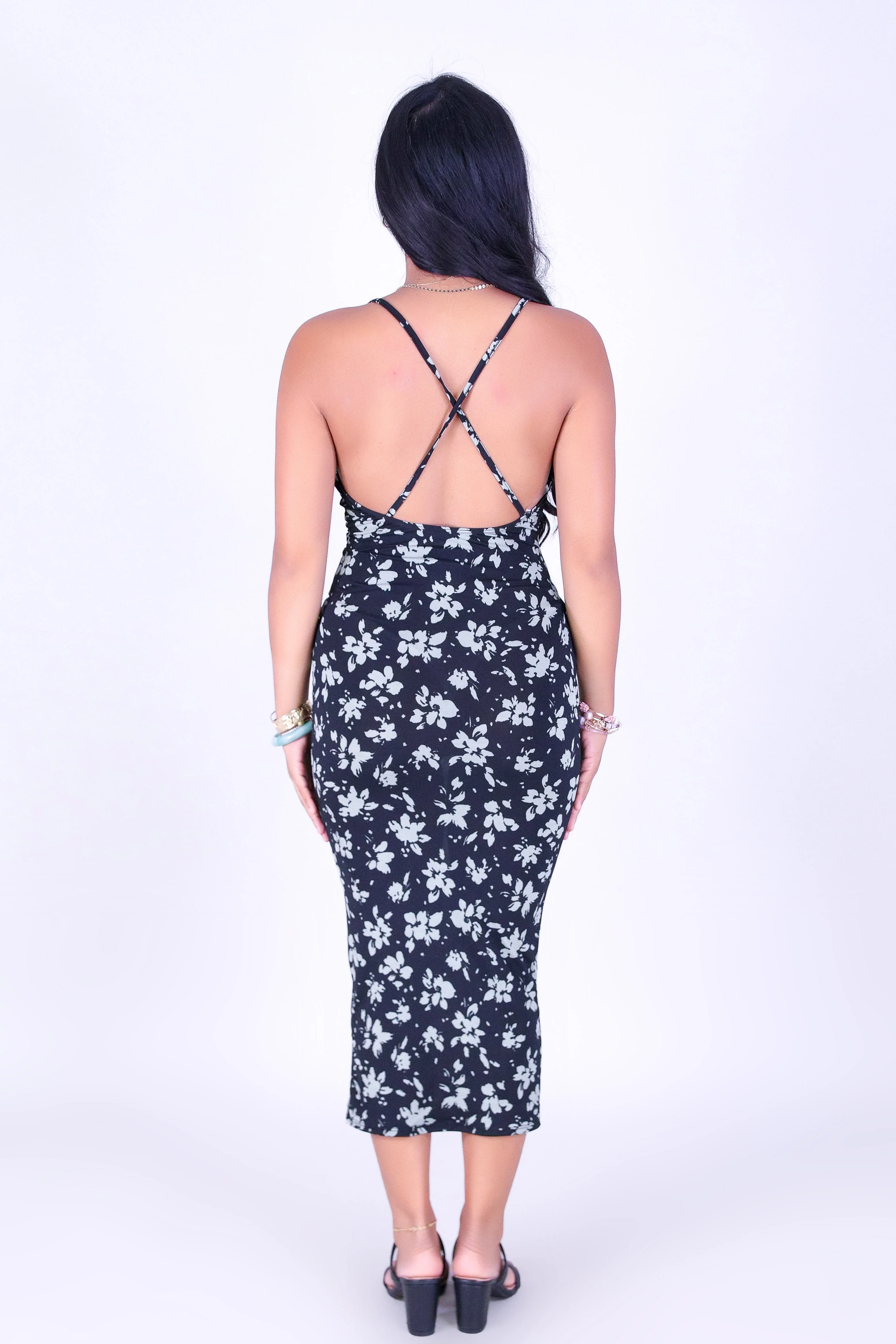 BLUSH GARDEN MIDI DRESS - Image 3
