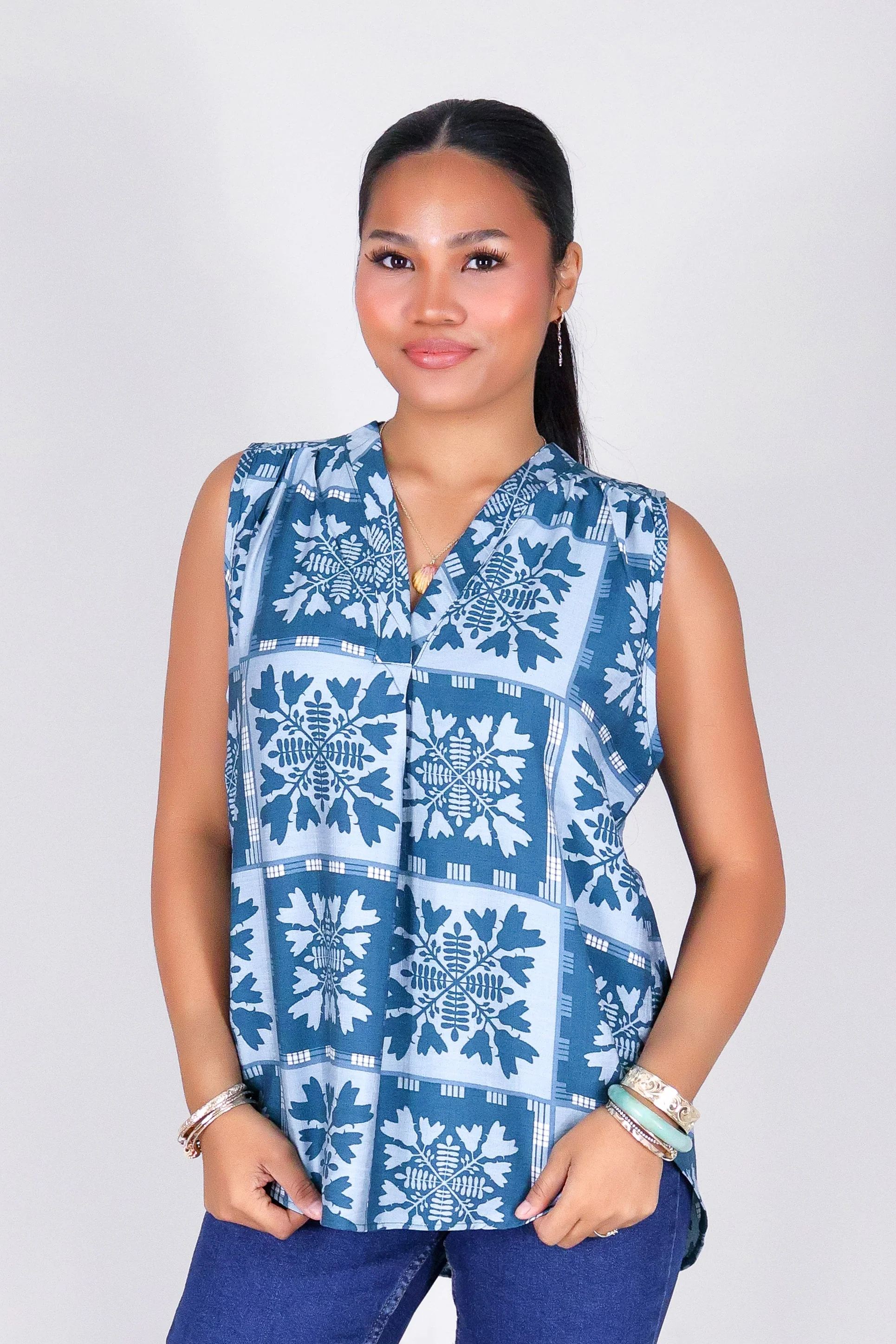 ULEI QUILT TANK BLOUSE - Image 2