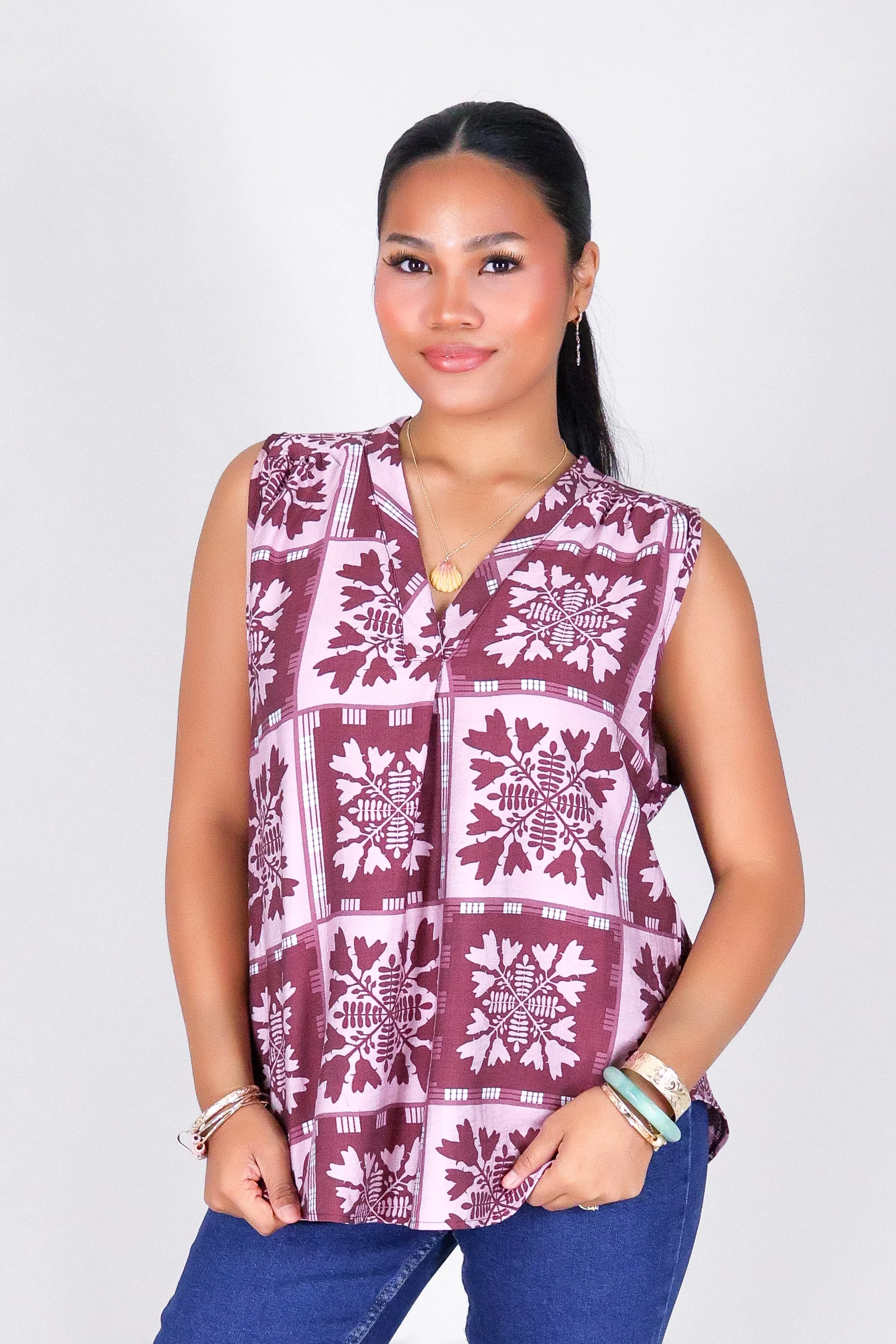 ULEI QUILT TANK BLOUSE - Image 2