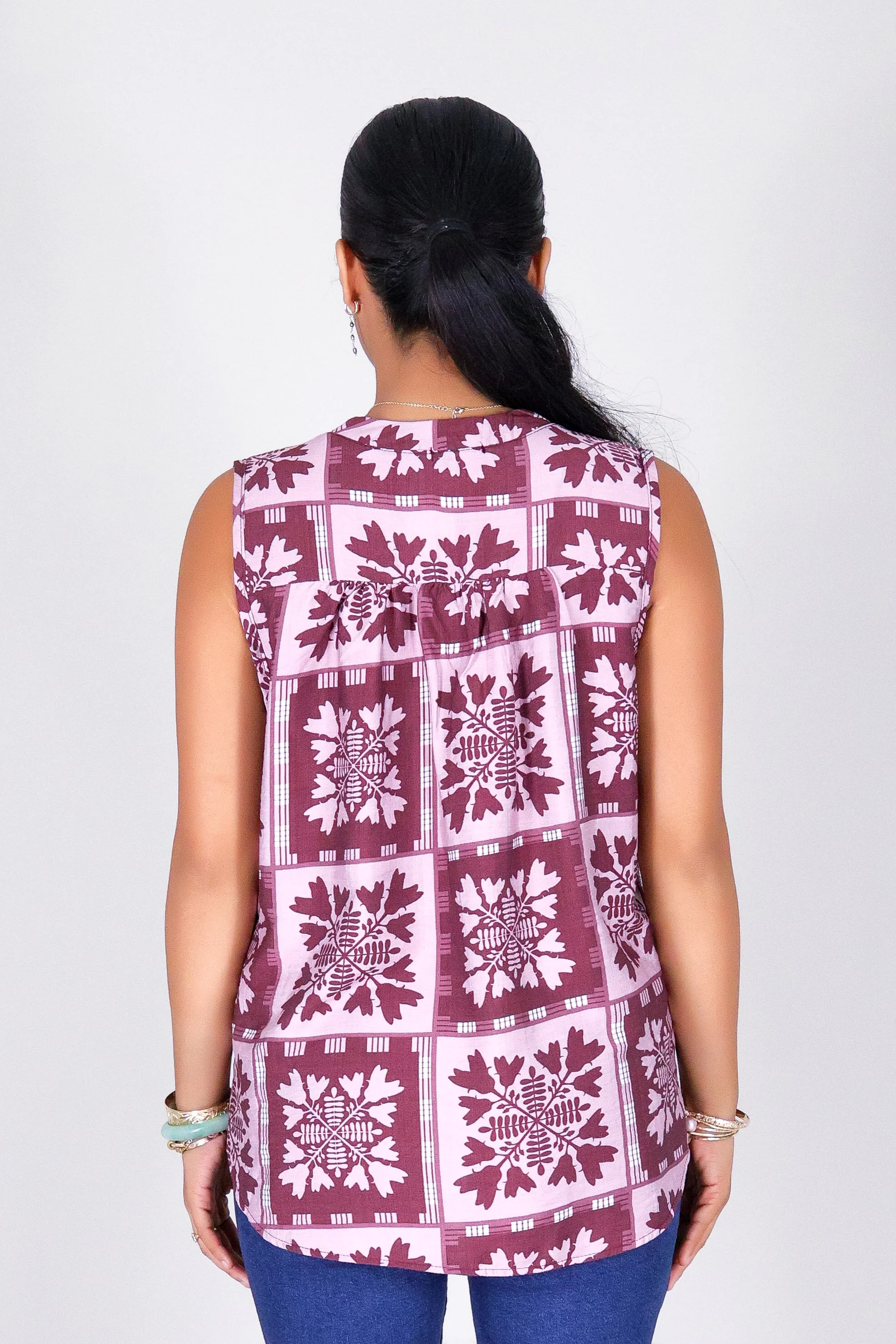 ULEI QUILT TANK BLOUSE - Image 4
