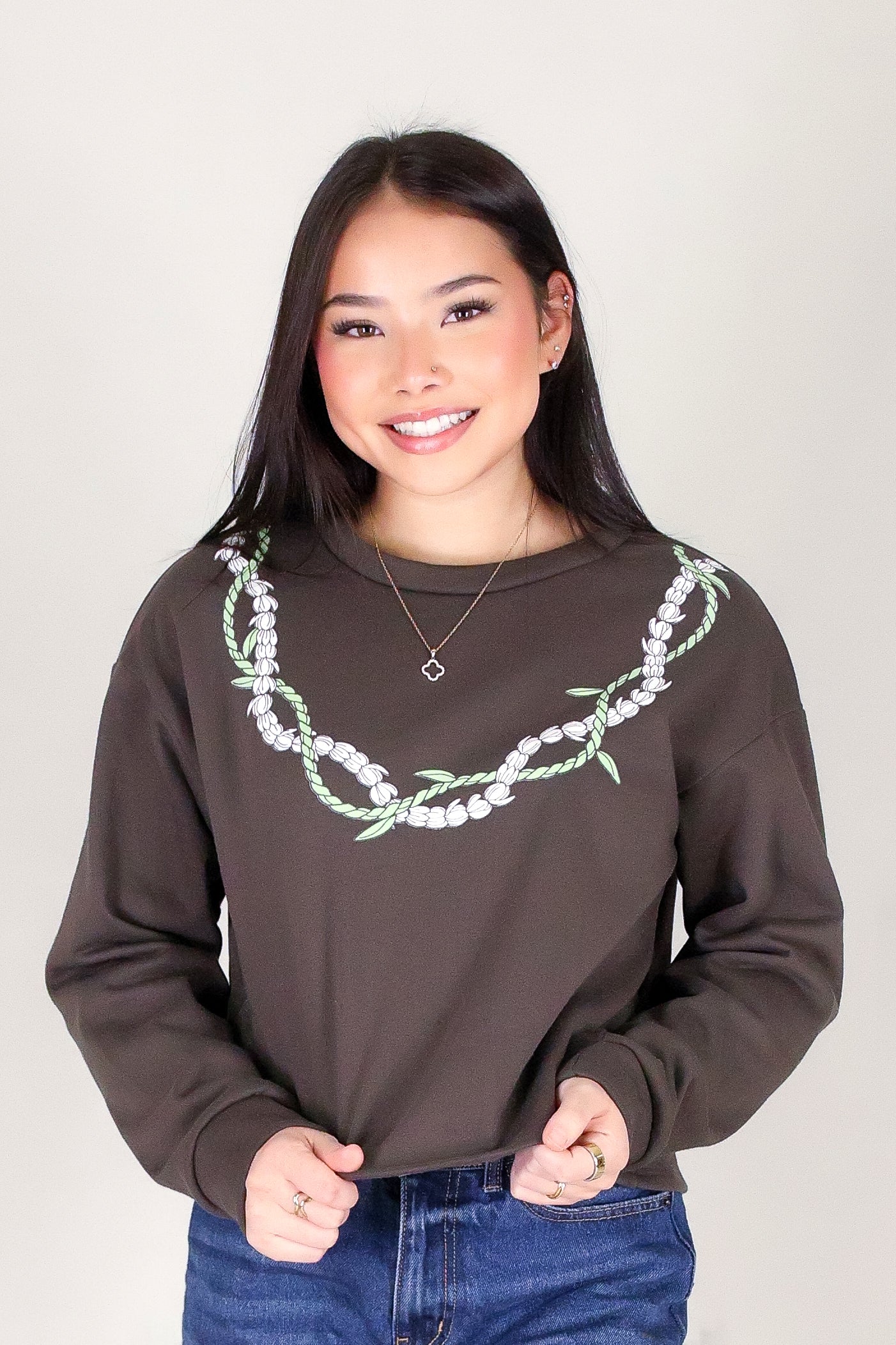 TI LEAF PIKAKE TWIST SWEATER - Image 2