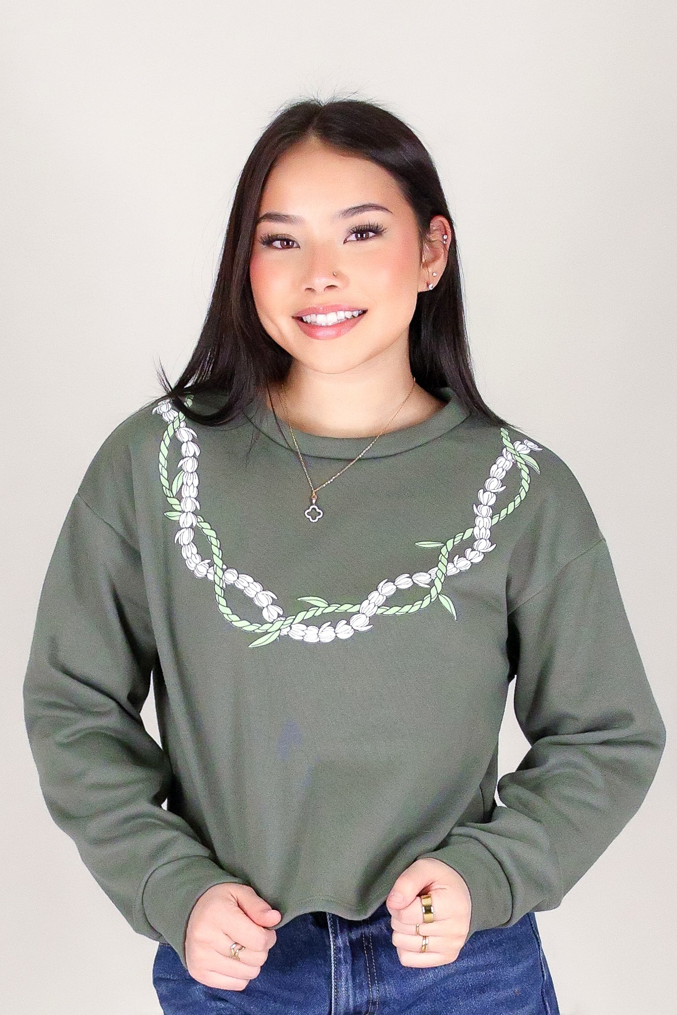 TI LEAF PIKAKE TWIST SWEATER - Image 2