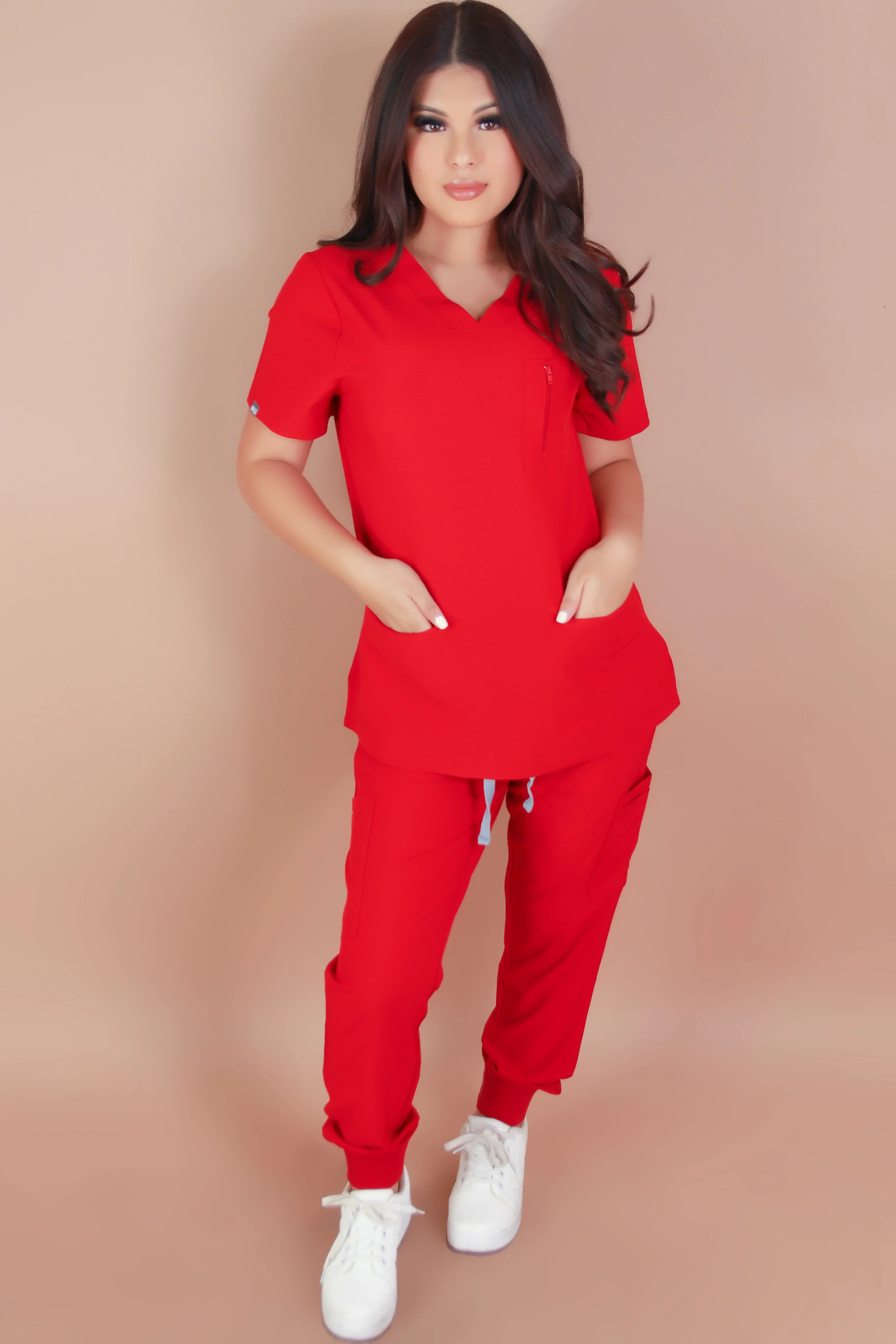 BE PATIENT WITH ME SCRUB TOP - Image 3