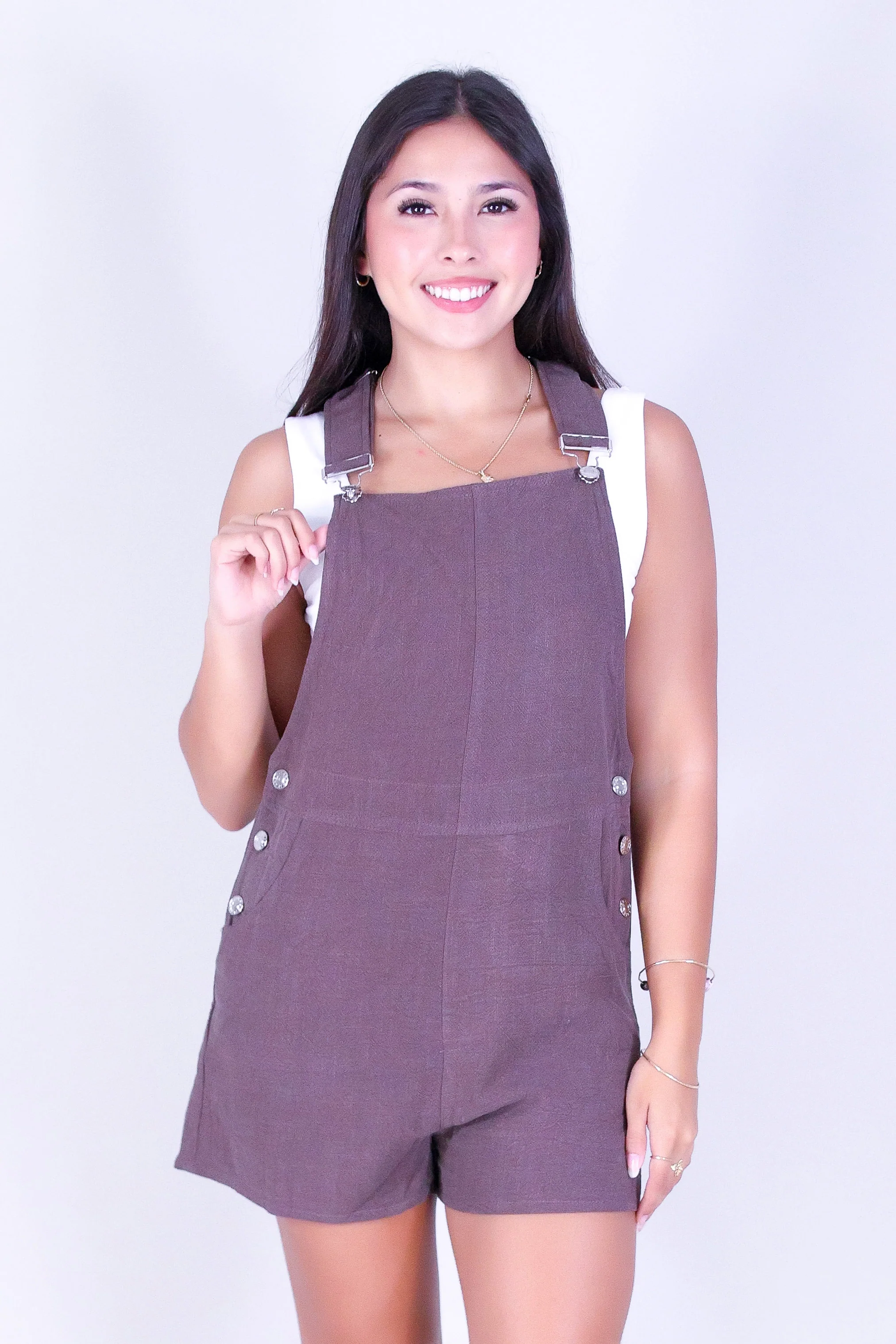 COUNTRY CUTIE OVERALL ROMPER - Image 2