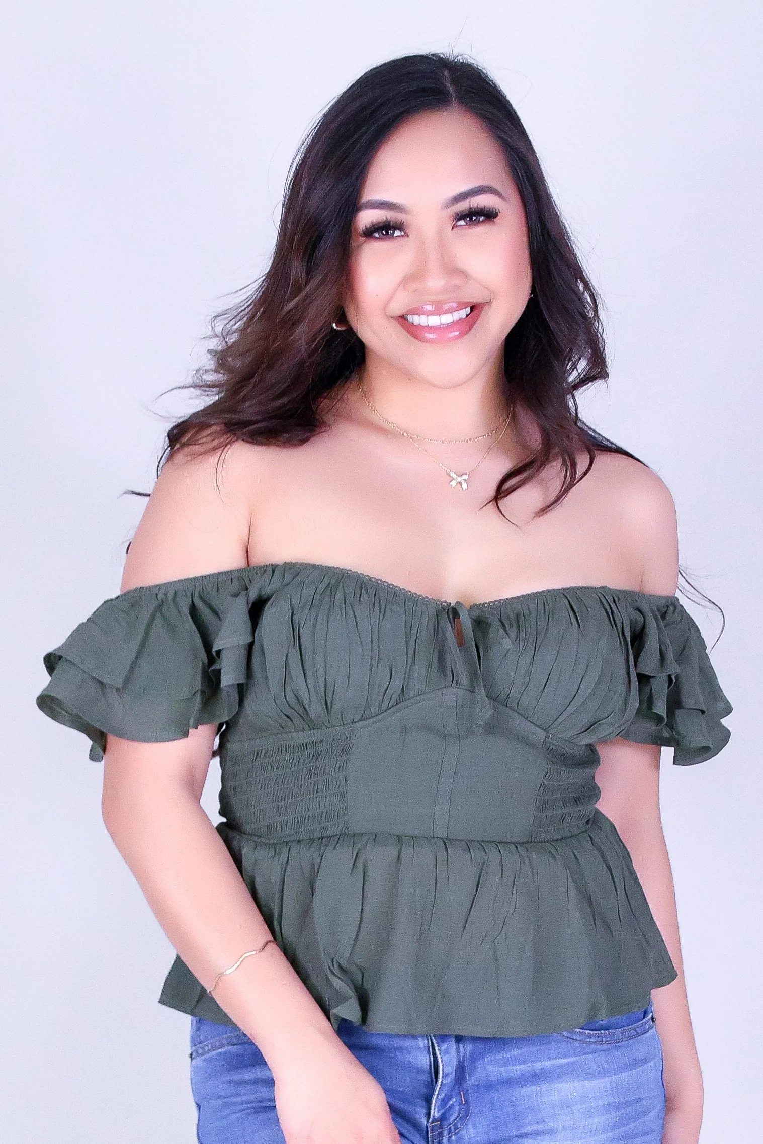 PRETTY IN RUFFLES TOP - Image 2