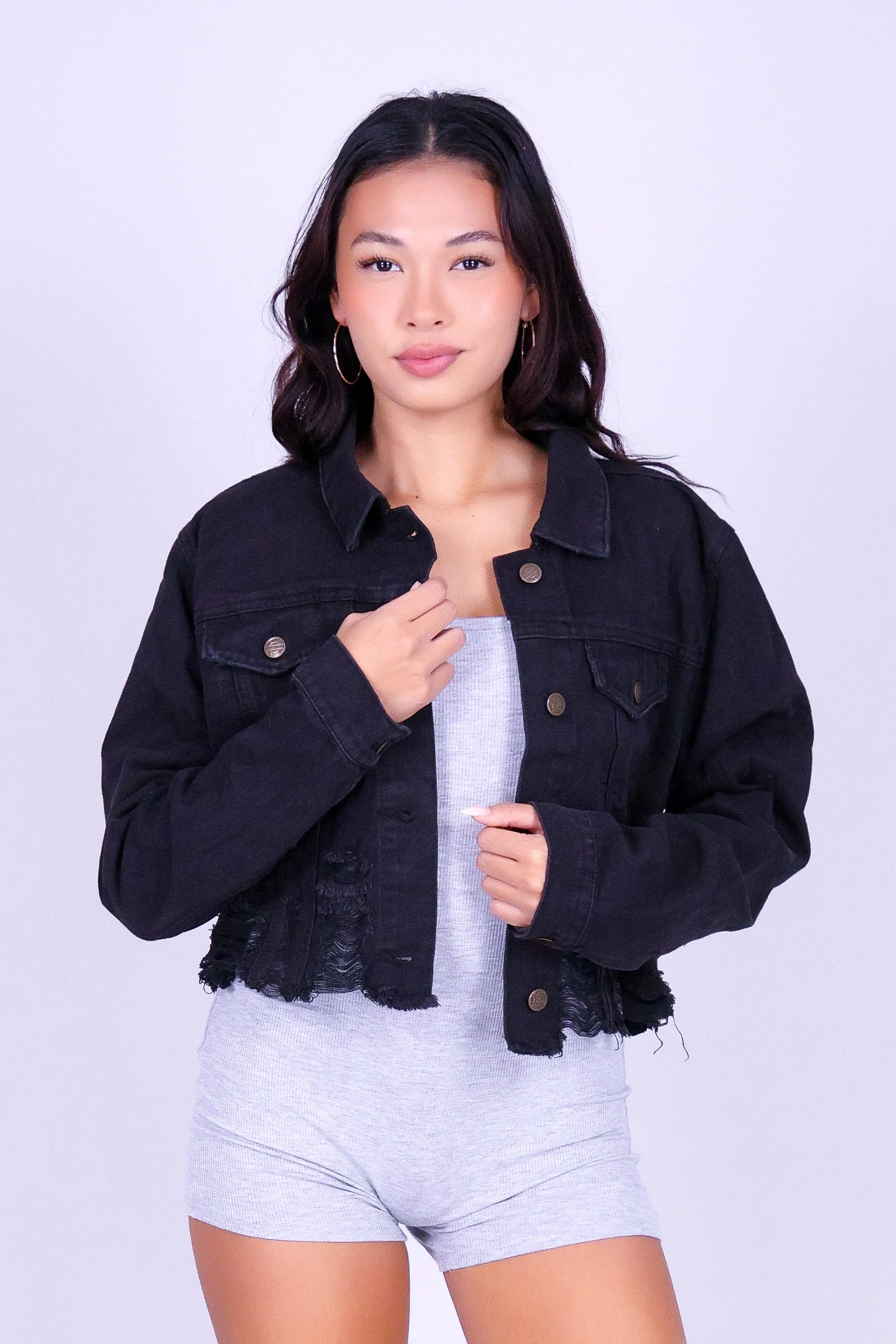 VINTAGE LINE DENIM JACKET - Image 2