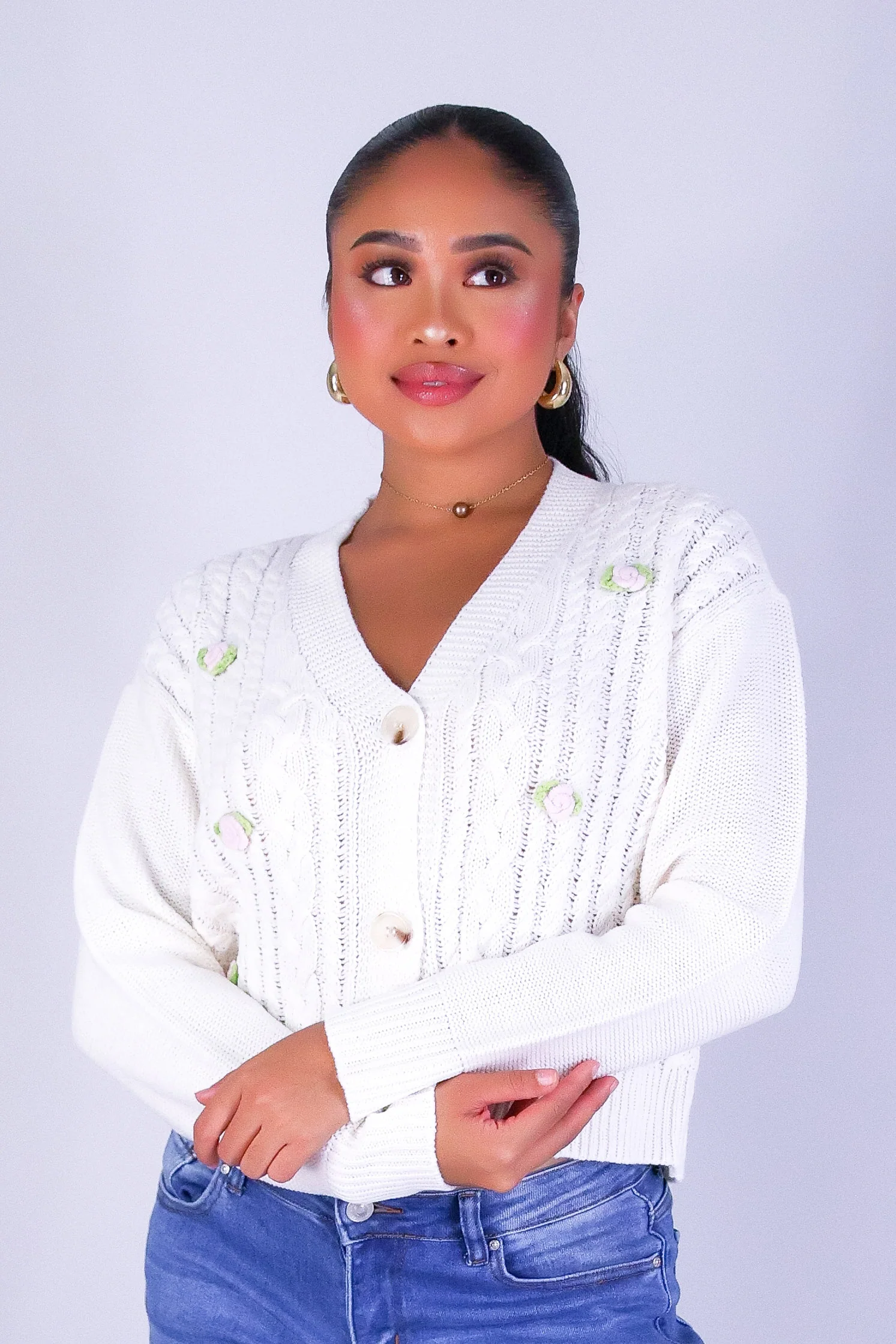 SWEET GIRL SWEATER CARDIGAN - Image 2