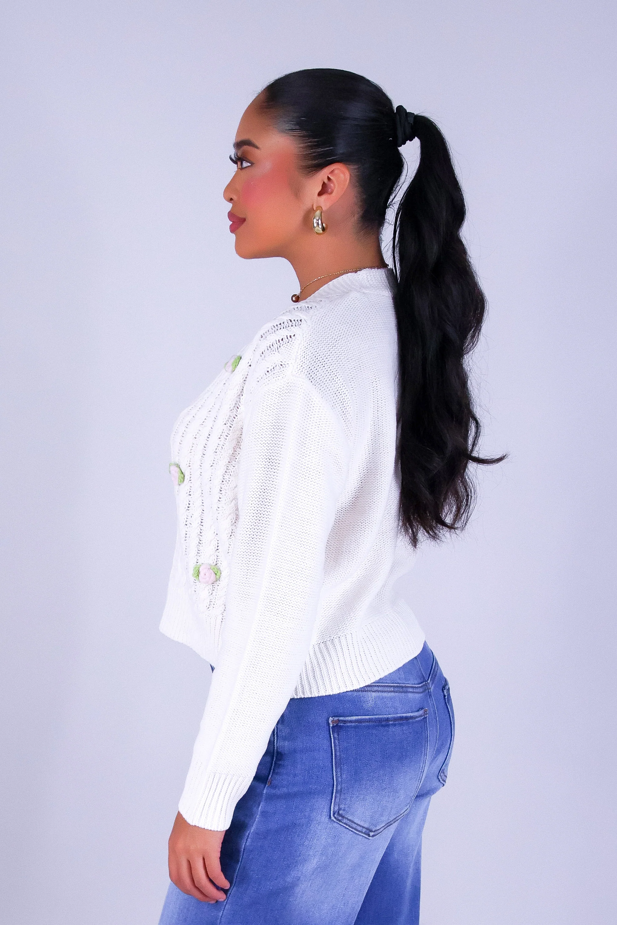 SWEET GIRL SWEATER CARDIGAN - Image 3
