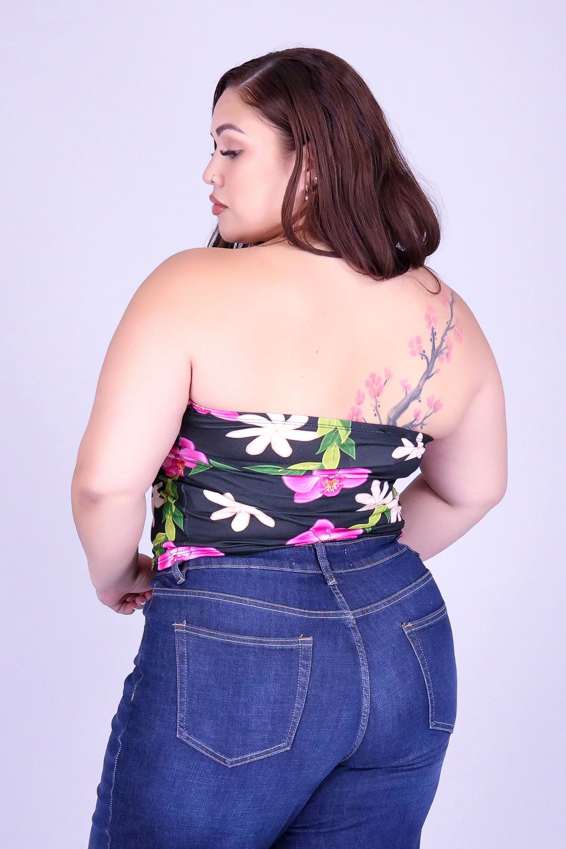 ORCHID TIARE CROP TUBE TOP - Image 4