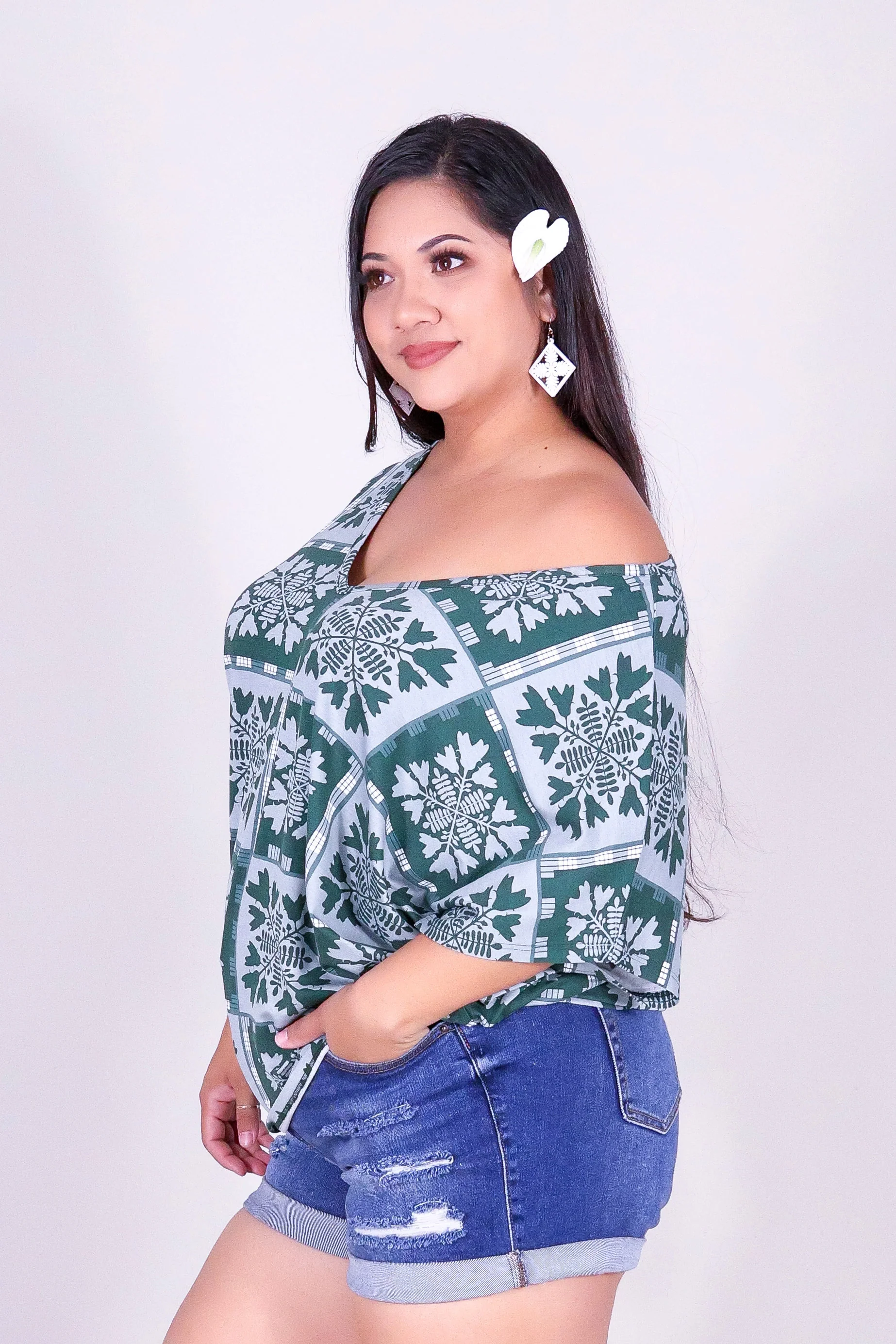 ULEI QUILT DOLMAN TOP - Image 3