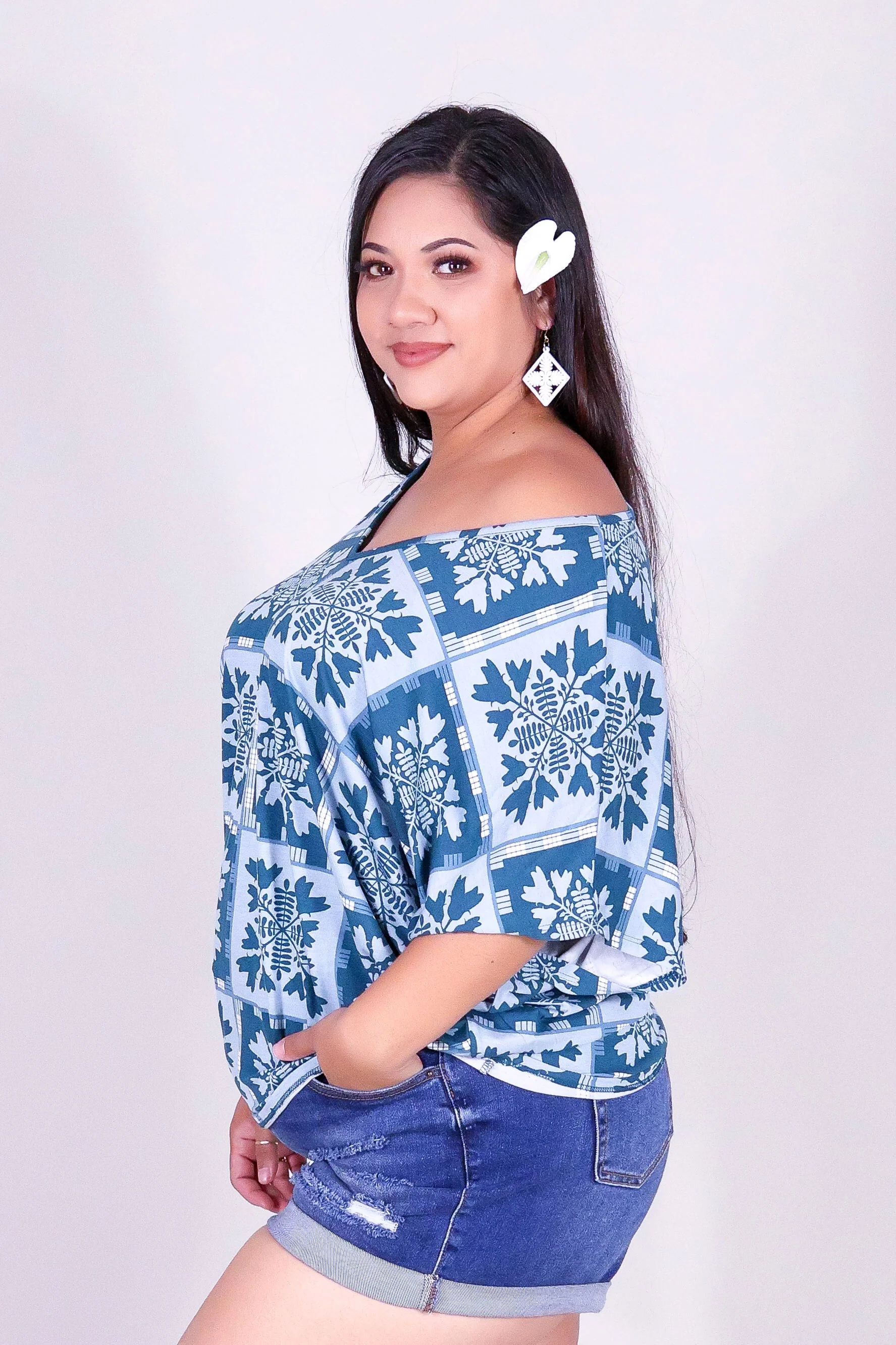 ULEI QUILT DOLMAN TOP - Image 3