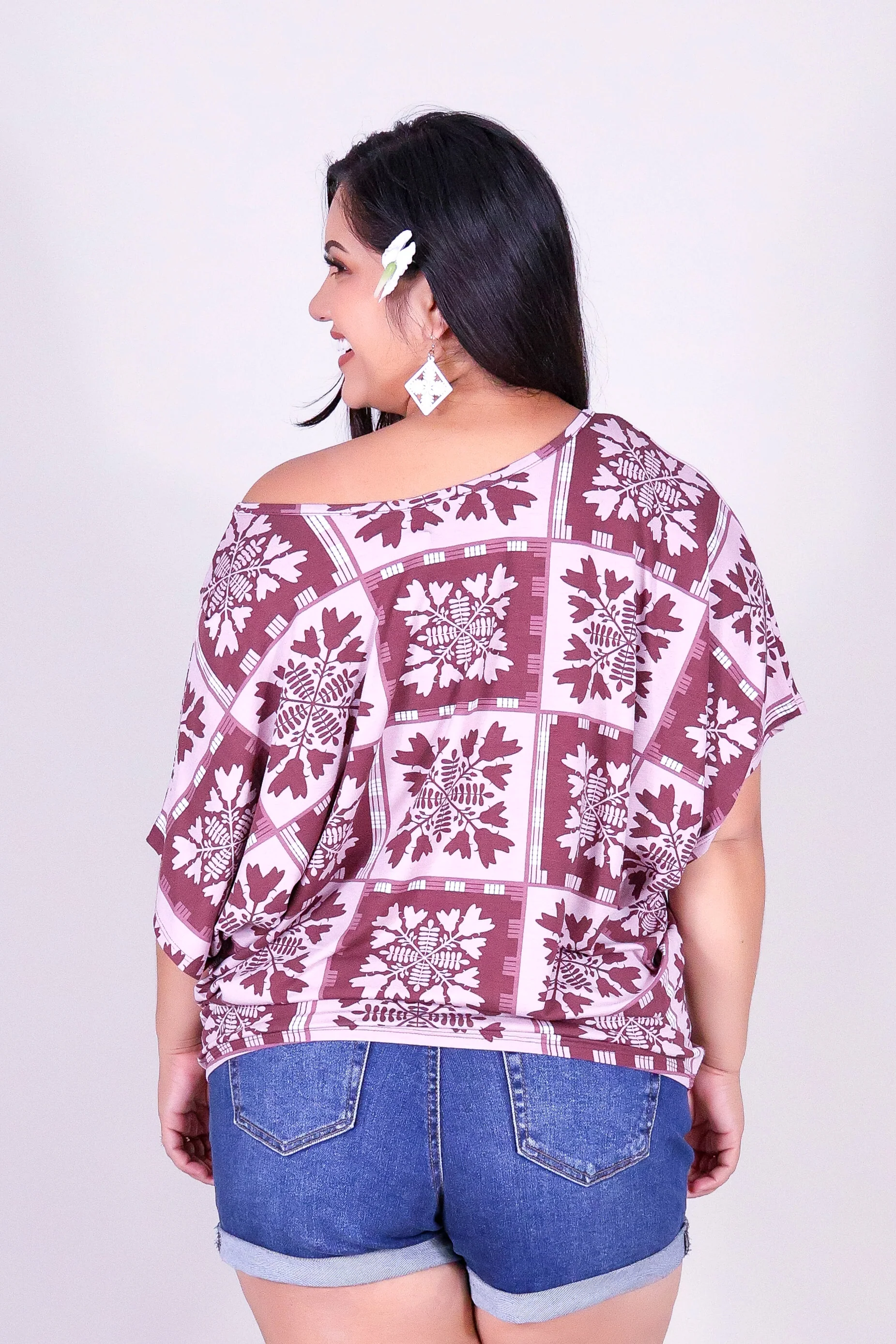 ULEI QUILT DOLMAN TOP - Image 4