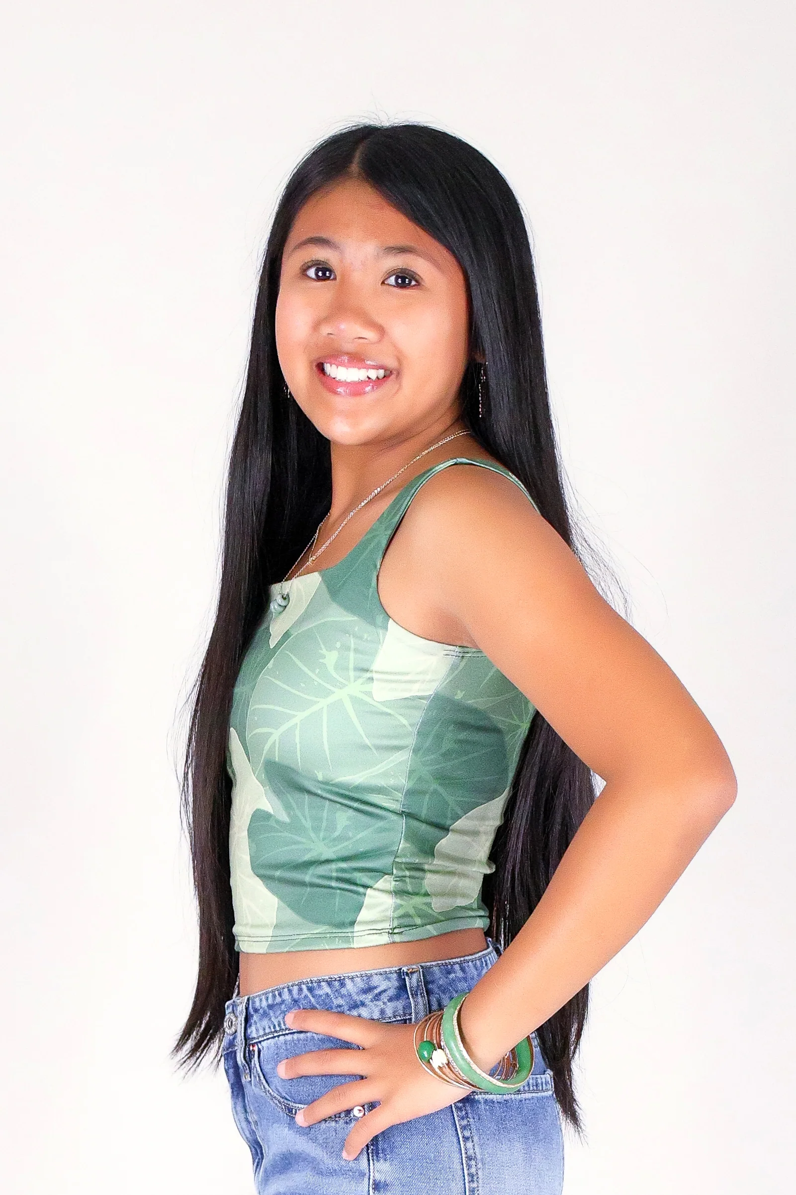 KALO SQUARE NECK TOP | KIDS SIZE 2-16 - Image 3