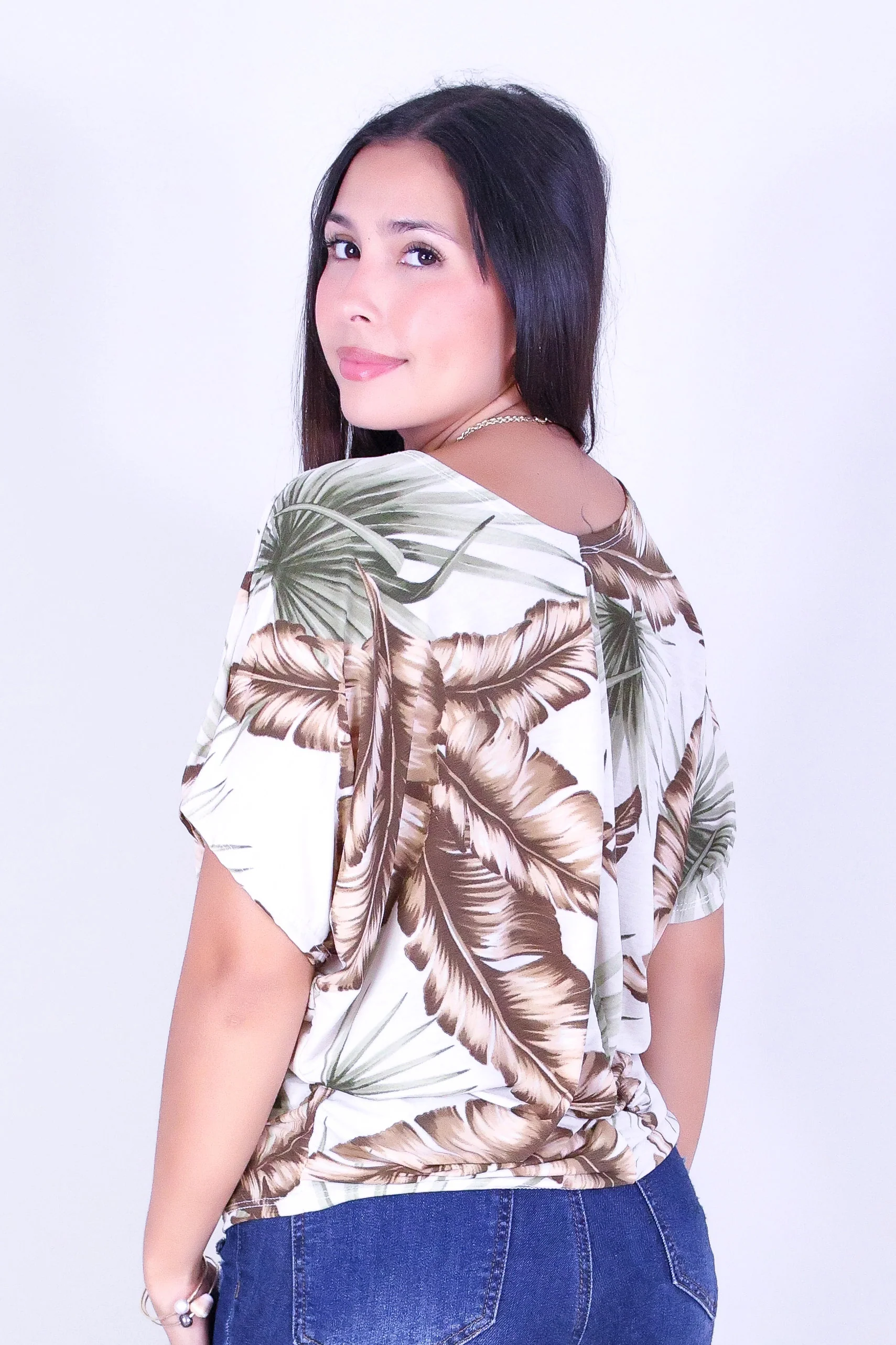 PARADISE LEAF DOLMAN TOP - Image 4