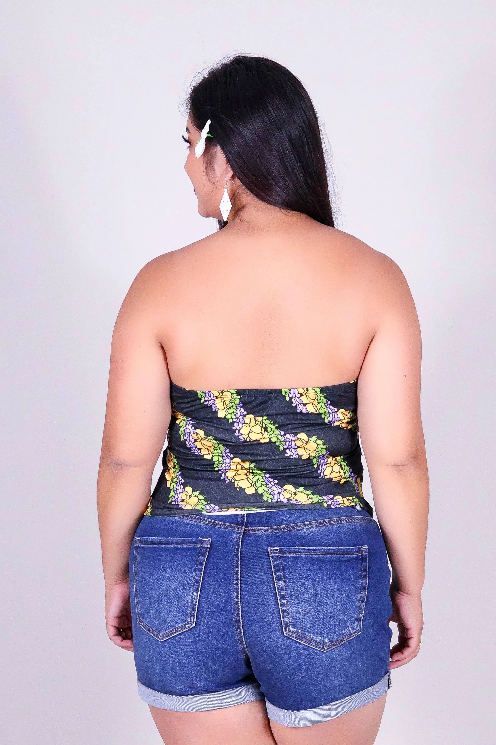 TWISTED LEI CROP TUBE TOP - Image 4