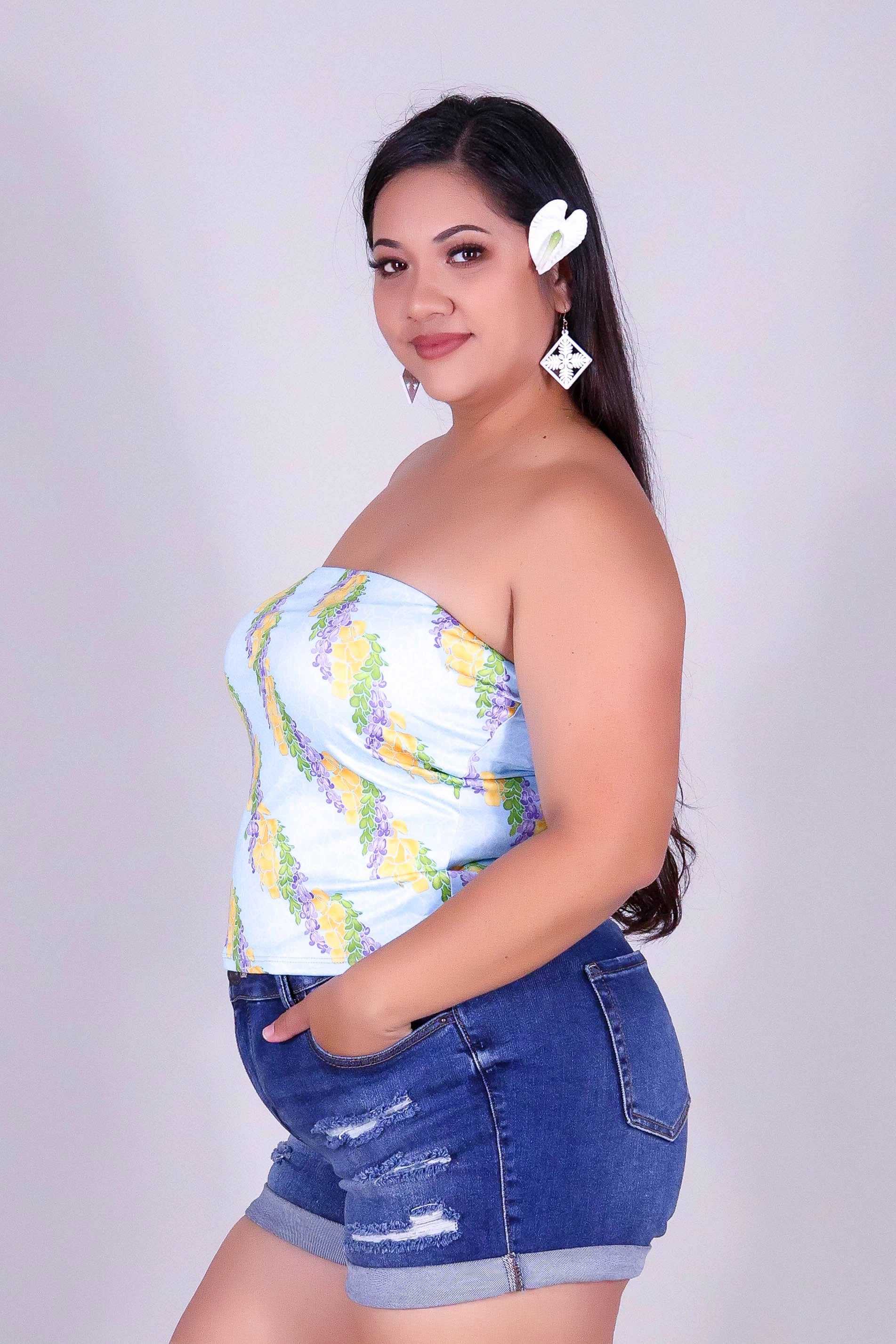 TWISTED LEI CROP TUBE TOP - Image 3